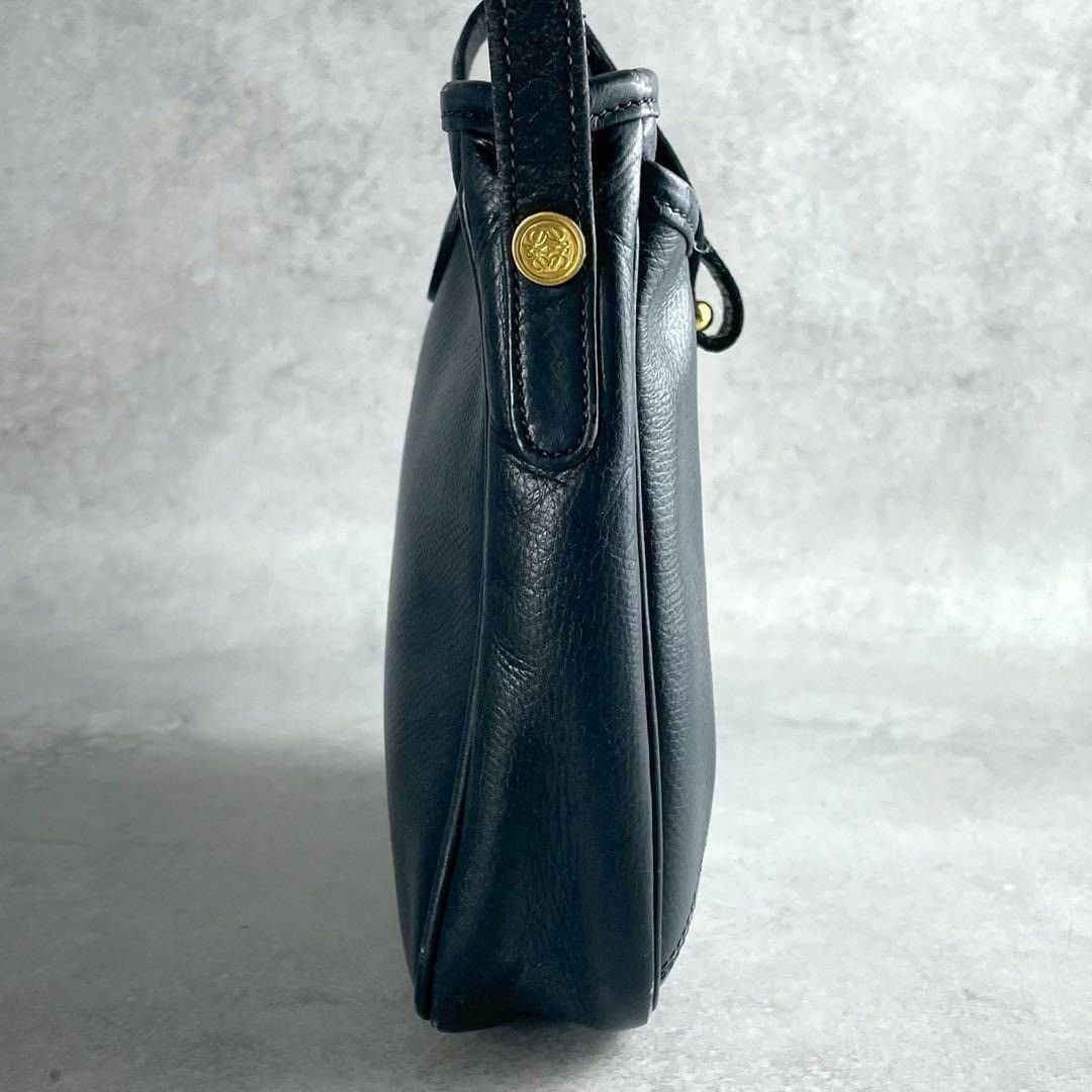 Other LOEWE Anagram Leather Shoulder Bag Navy Size ONE SIZE - 5 Thumbnail