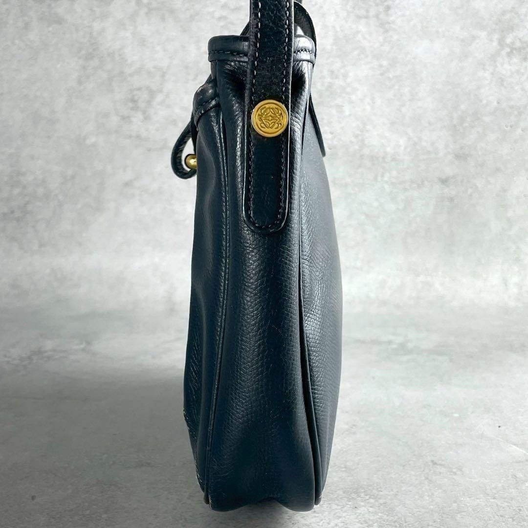 Other LOEWE Anagram Leather Shoulder Bag Navy Size ONE SIZE - 4 Thumbnail