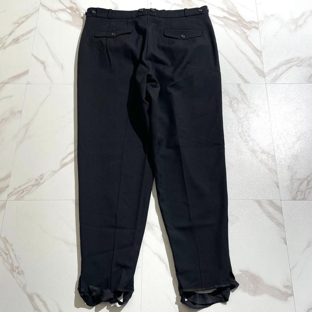 Yohji Yamamoto Yohji Yamamoto POUR HOMME 80s Tapered Silhouette Pants Black Size L Size US 32 / EU 48 - 3 Thumbnail
