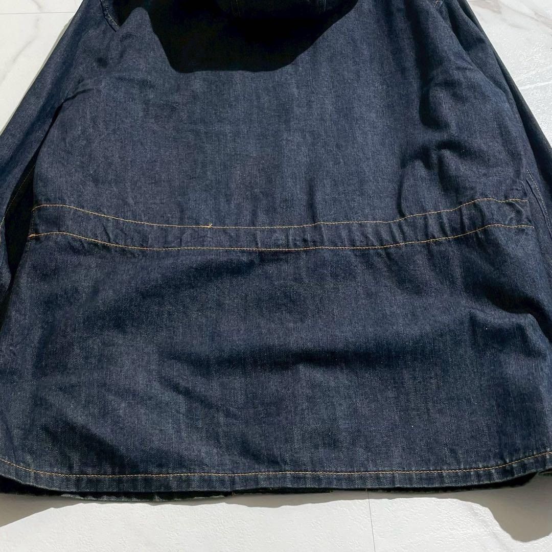 Yohji Yamamoto Y's for men 2Way Denim Hooded Coat Indigo Size L Size US L / EU 52-54 / 3 - 9 Thumbnail