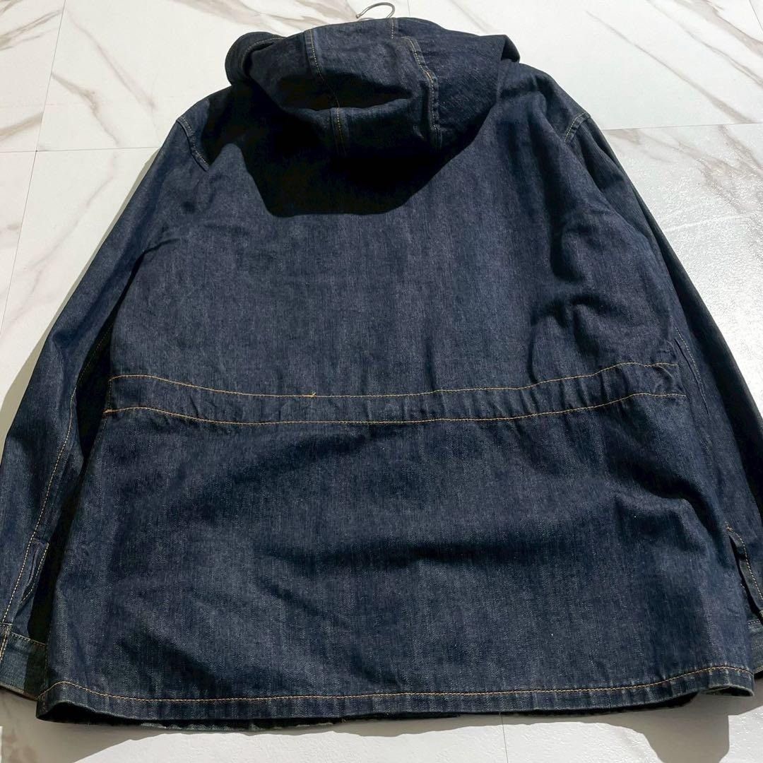Yohji Yamamoto Y's for men 2Way Denim Hooded Coat Indigo Size L Size US L / EU 52-54 / 3 - 5 Thumbnail