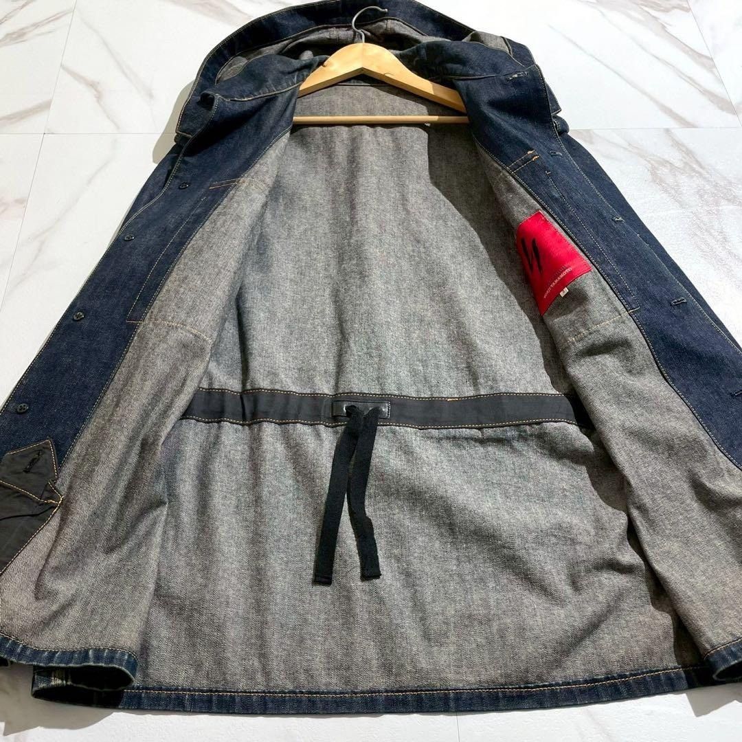 Yohji Yamamoto Y's for men 2Way Denim Hooded Coat Indigo Size L Size US L / EU 52-54 / 3 - 4 Thumbnail