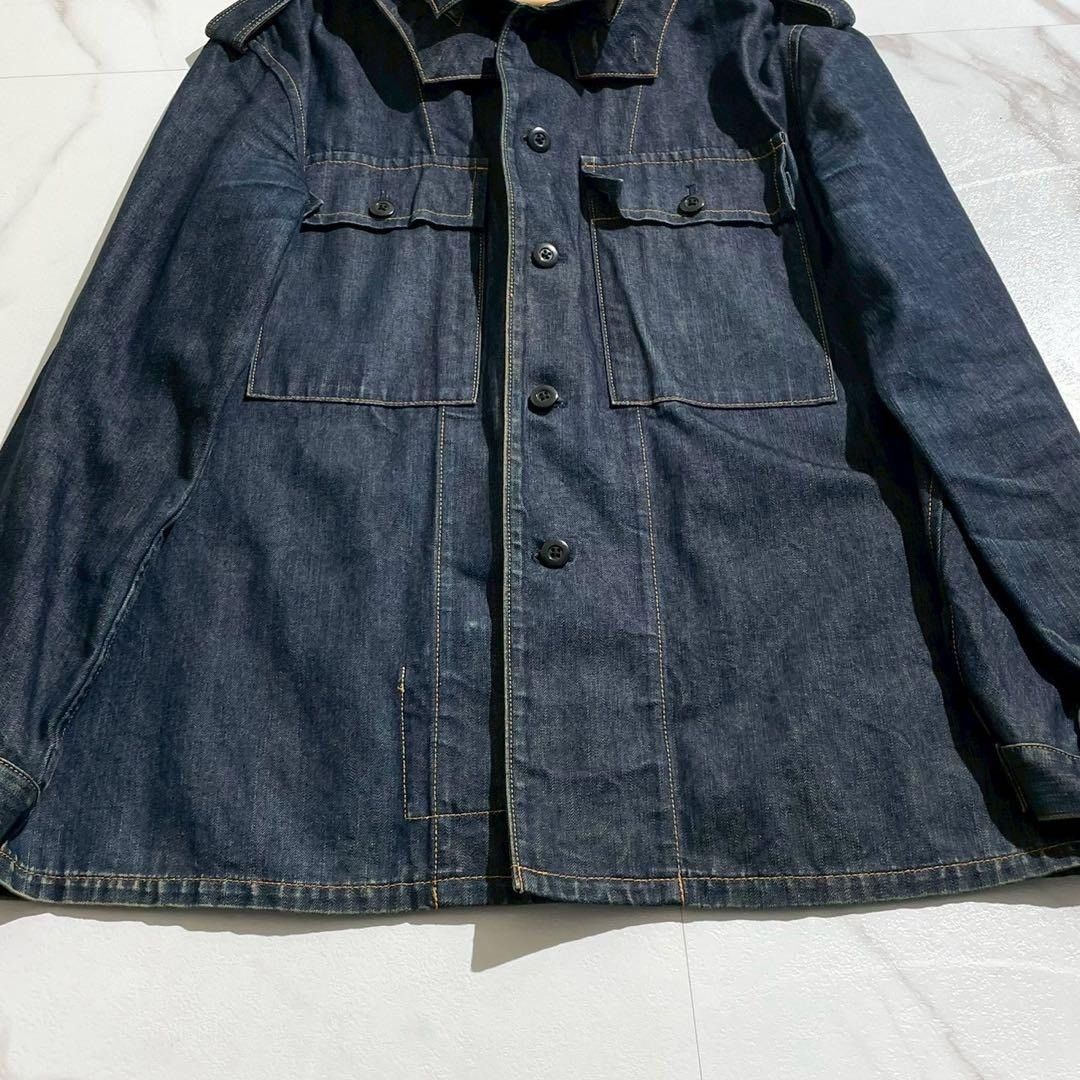 Yohji Yamamoto Y's for men 2Way Denim Hooded Coat Indigo Size L Size US L / EU 52-54 / 3 - 7 Thumbnail