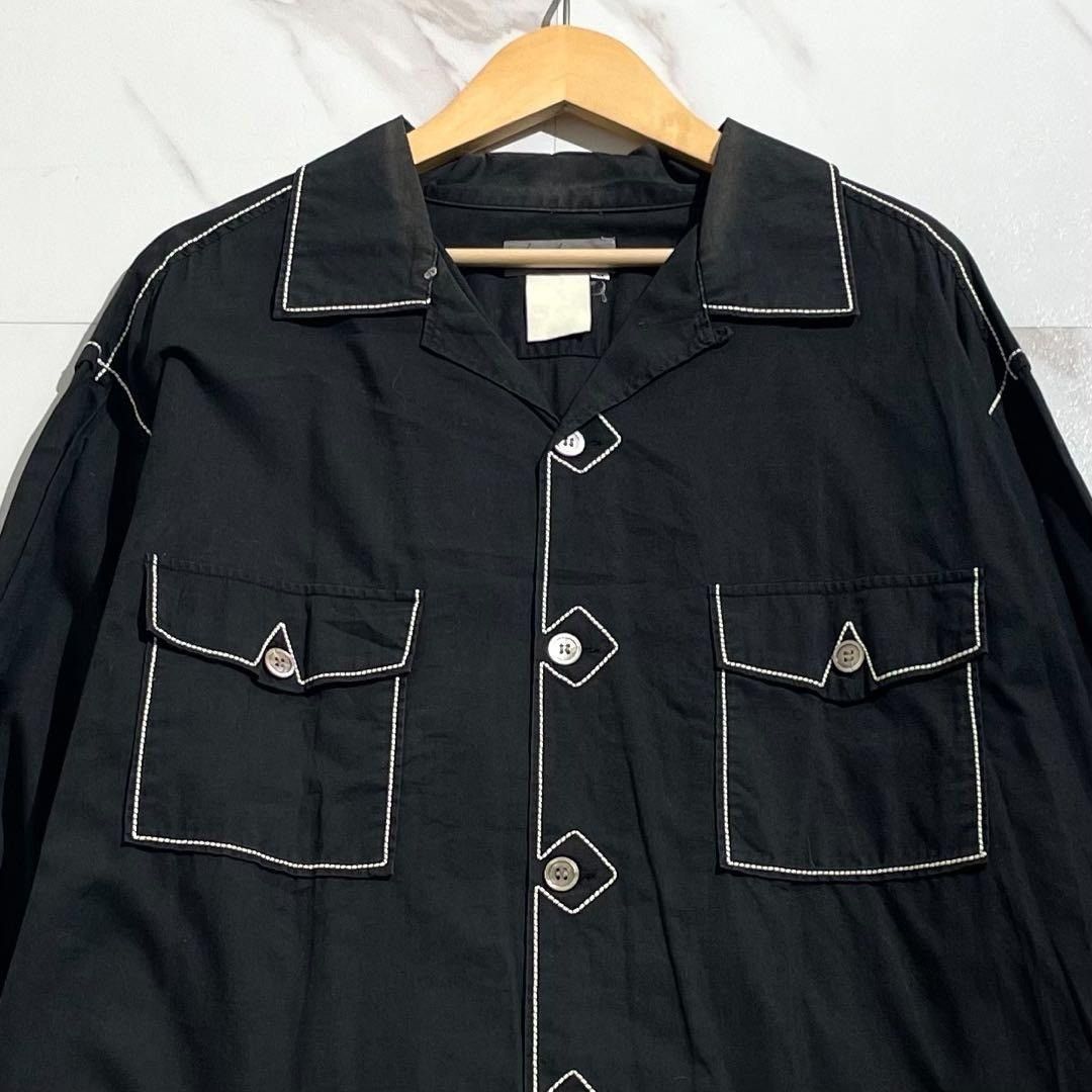 Yohji Yamamoto Yohji Yamamoto POUR HOMME 92SS Oversized Long Sleeve Shirt M Size US M / EU 48-50 / 2 - 6 Thumbnail