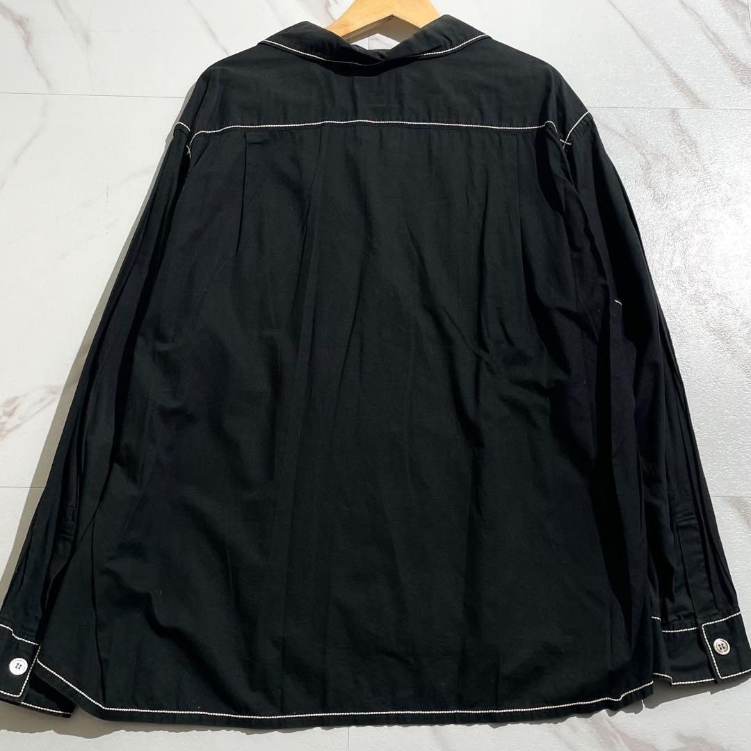 Yohji Yamamoto Yohji Yamamoto POUR HOMME 92SS Oversized Long Sleeve Shirt M Size US M / EU 48-50 / 2 - 5 Thumbnail