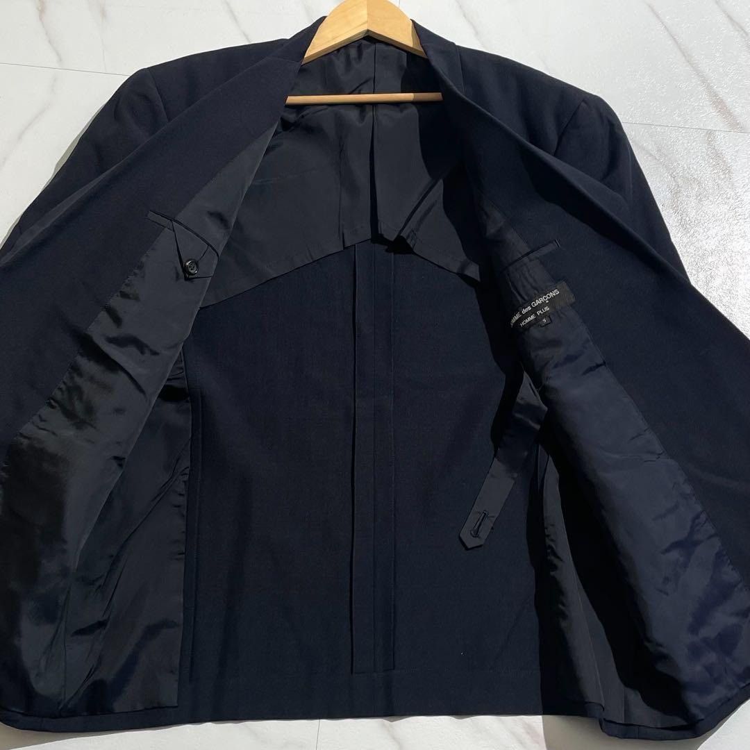 Comme des Garcons COMME des GARÇONS HOMME PLUS 90s Double-Breasted Jacket Dark Navy L Size US L / EU 52-54 / 3 - 5 Thumbnail