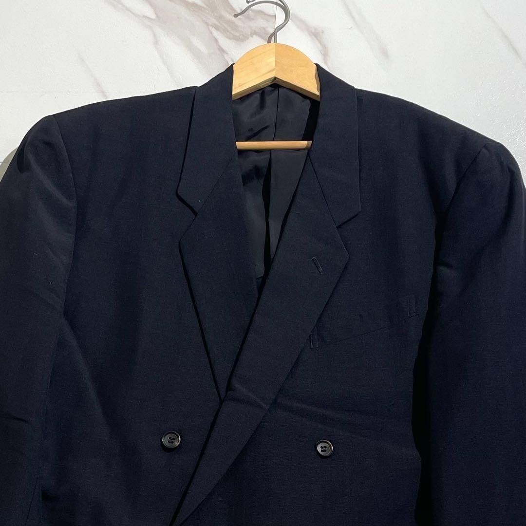 Comme des Garcons COMME des GARÇONS HOMME PLUS 90s Double-Breasted Jacket Dark Navy L Size US L / EU 52-54 / 3 - 7 Thumbnail