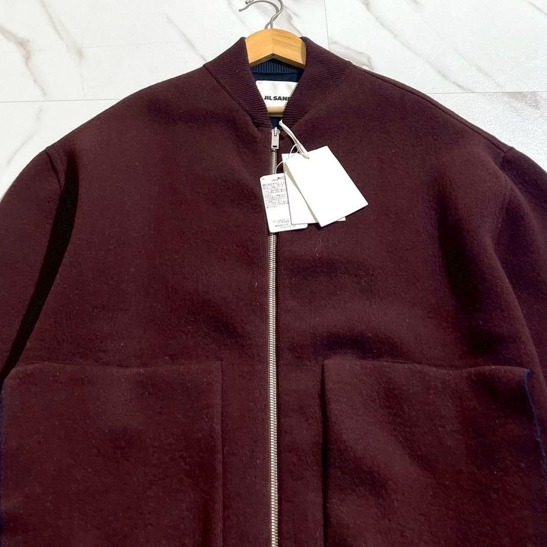 Jil Sander JIL SANDER 24SS Oversized Knit Blouson Red Size L Size US XL / EU 56 / 4 - 5 Thumbnail