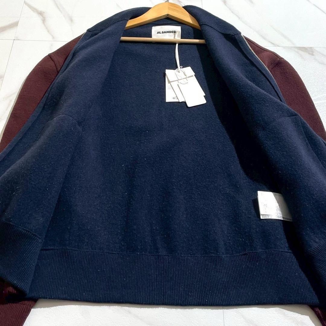 Jil Sander JIL SANDER 24SS Oversized Knit Blouson Red Size L Size US XL / EU 56 / 4 - 3 Thumbnail