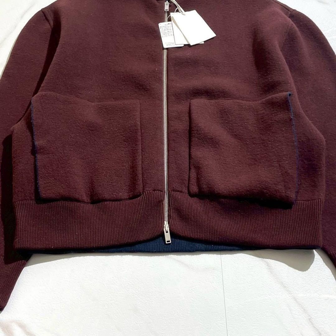 Jil Sander JIL SANDER 24SS Oversized Knit Blouson Red Size L Size US XL / EU 56 / 4 - 6 Thumbnail