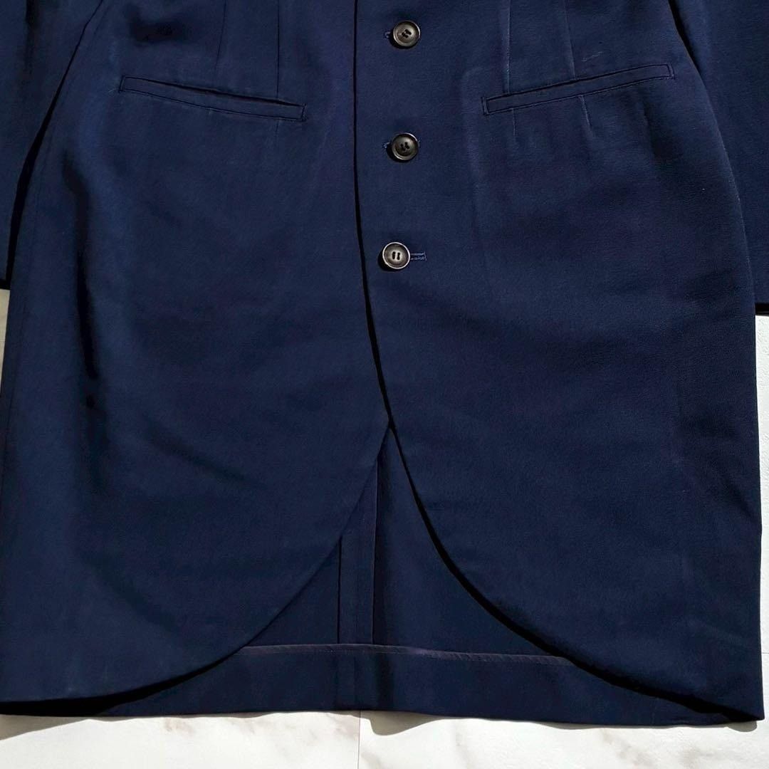 Yohji Yamamoto Yohji Yamamoto 80s Tailored Jacket Navy Size M Size US M / EU 48-50 / 2 - 5 Thumbnail