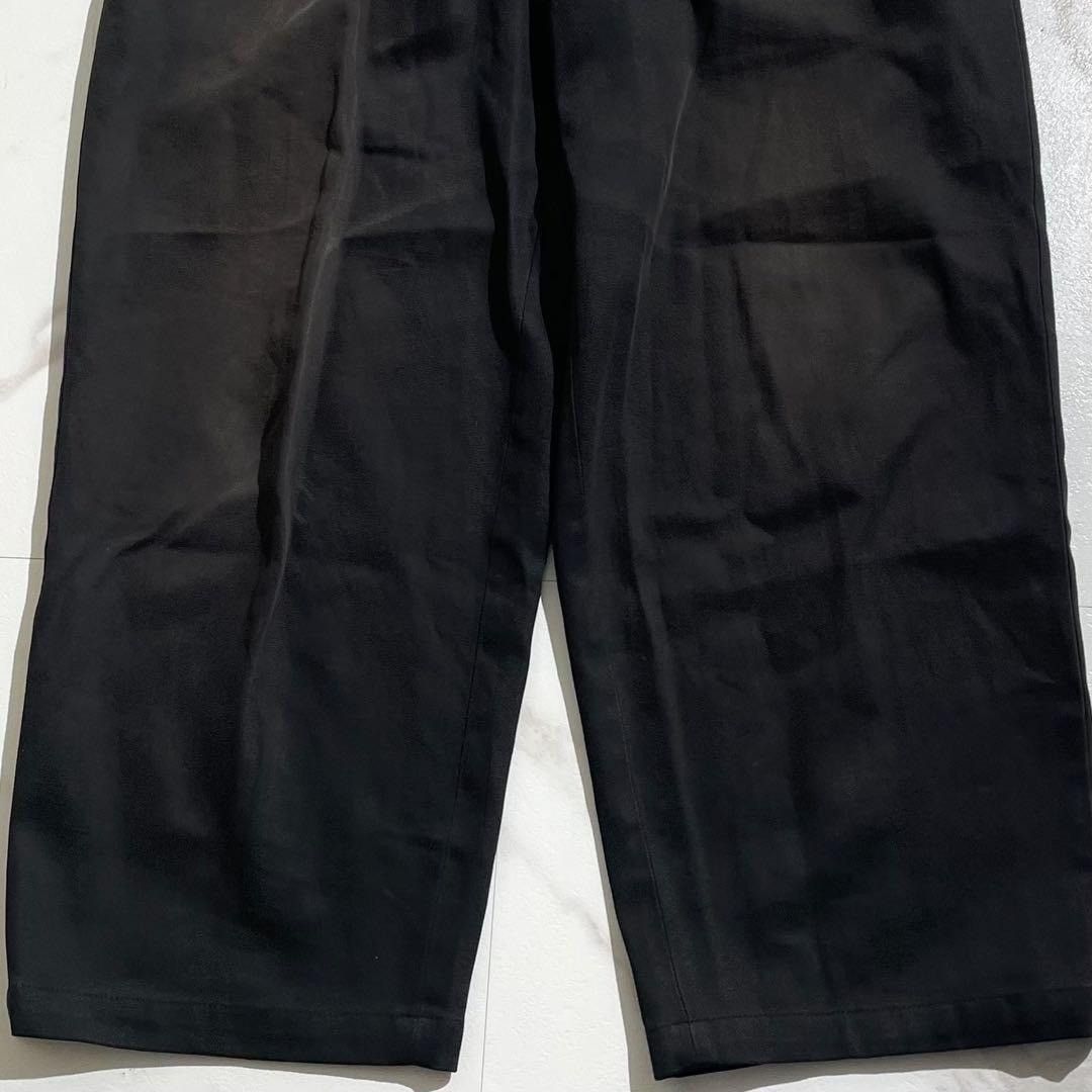 Yohji Yamamoto Y's for men Cotton Gabardine Wide Pants Black Size L Size US 32 / EU 48 - 6 Thumbnail