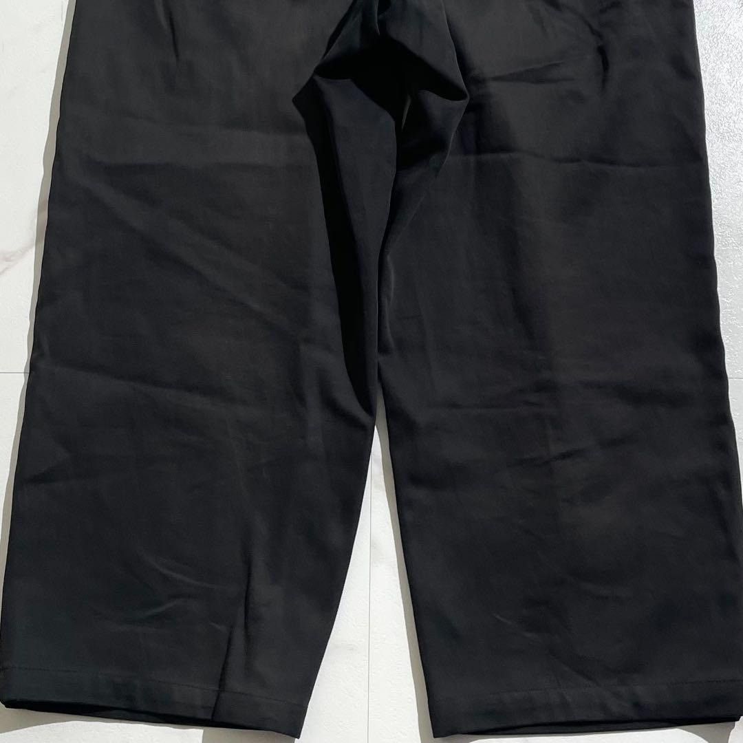 Yohji Yamamoto Y's for men Cotton Gabardine Wide Pants Black Size L Size US 32 / EU 48 - 8 Thumbnail