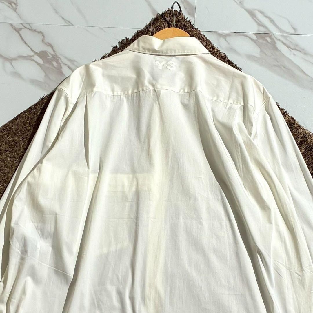 Y-3 Y-3 20AW Long shirt Asymmetry cotton White Size L Size US L / EU 52-54 / 3 - 18 Thumbnail