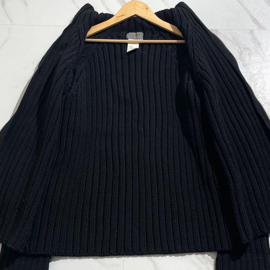Yohji Yamamoto Yohji Yamamoto POUR HOMME 01AW Knit Black Size3 Size US L / EU 52-54 / 3 - 3 Thumbnail