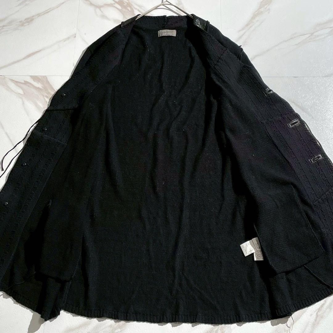 Yohji Yamamoto HOMME 19SS Cotton Cardigan Black Size L