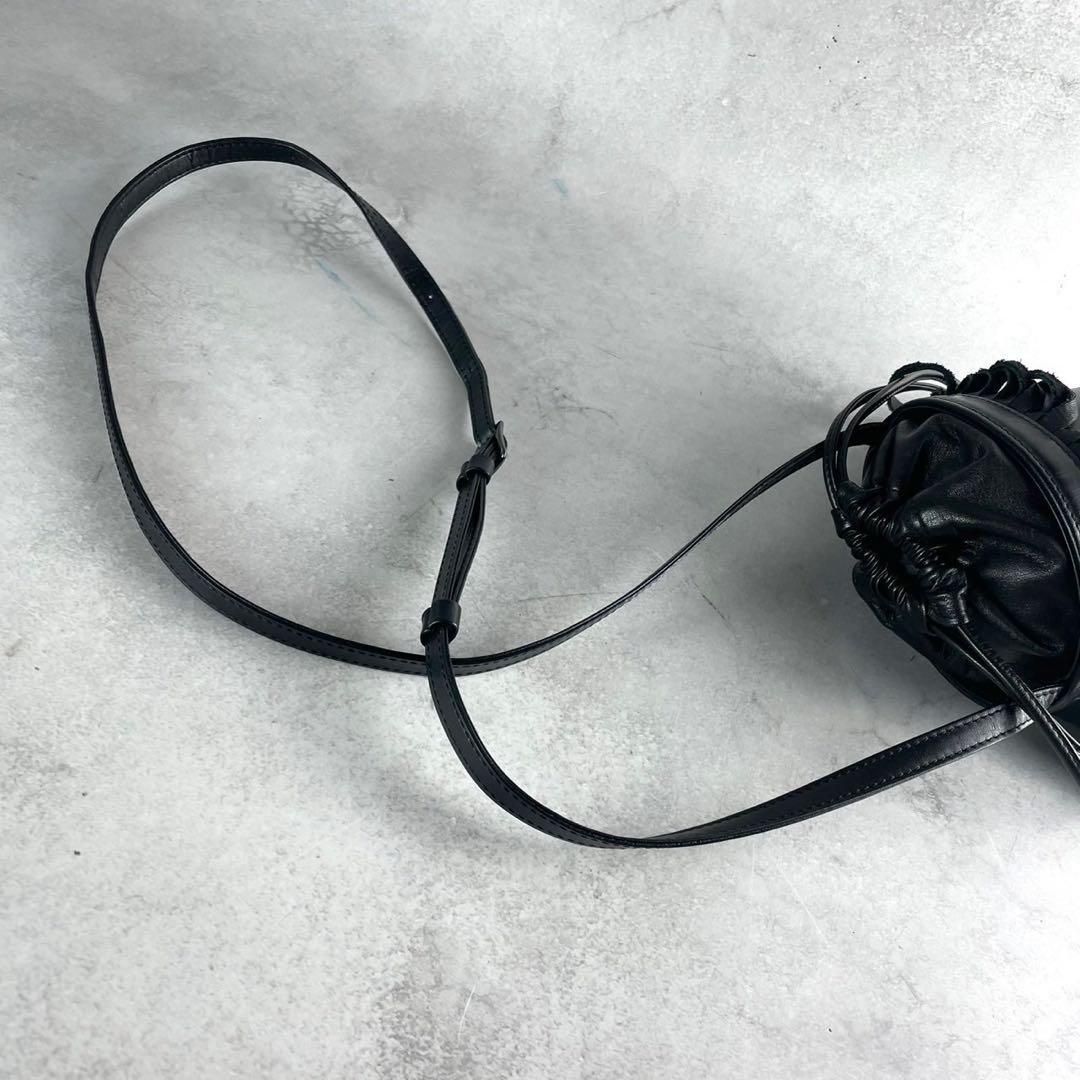 Yohji Yamamoto Yohji Yamamoto +NOIR 20SS Fringe Shoulder Bag Leather Black Size ONE SIZE - 7 Thumbnail