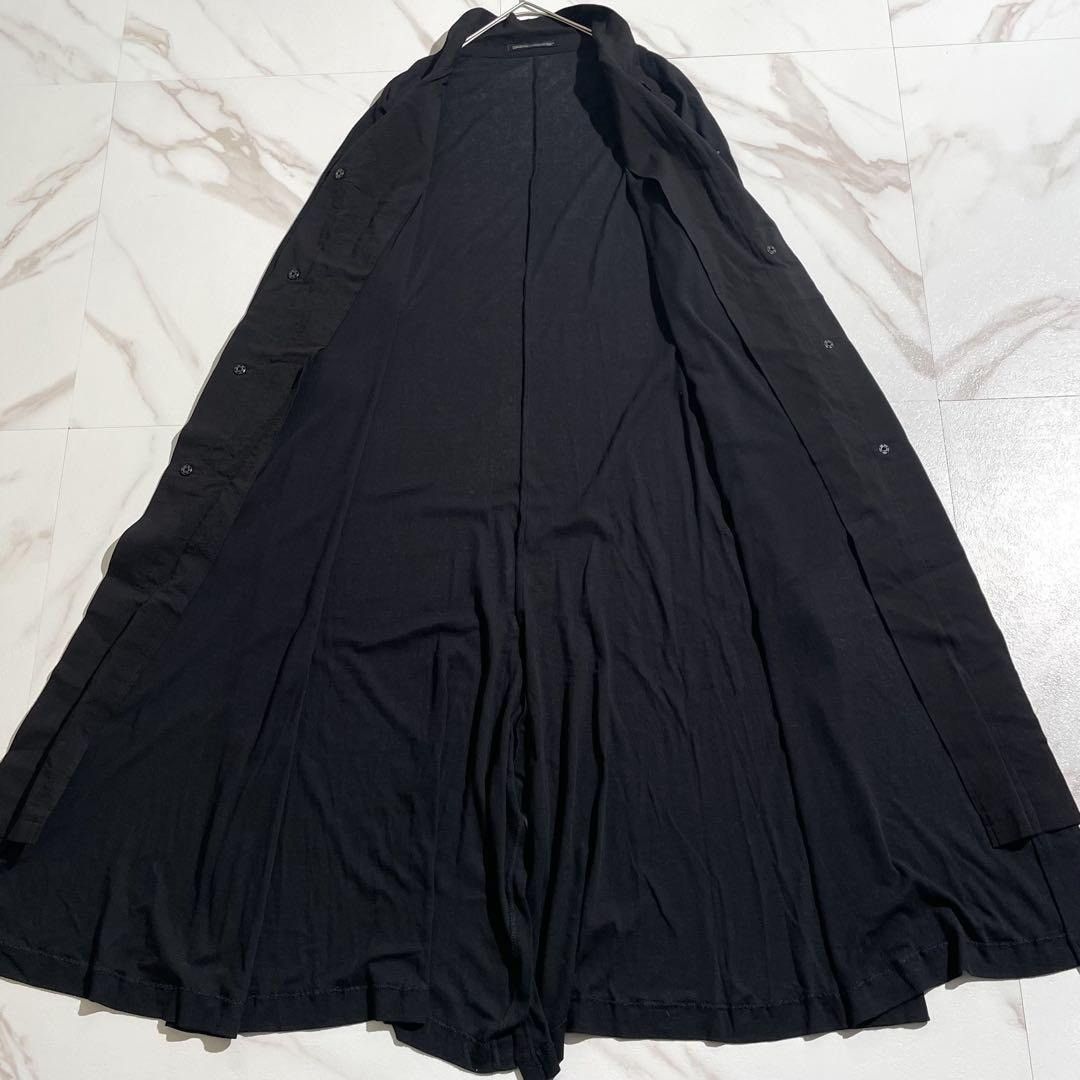 Yohji Yamamoto Yohji Yamamoto 16SS Long Jacket Bkack Size US M / EU 48-50 / 2 - 2 Thumbnail