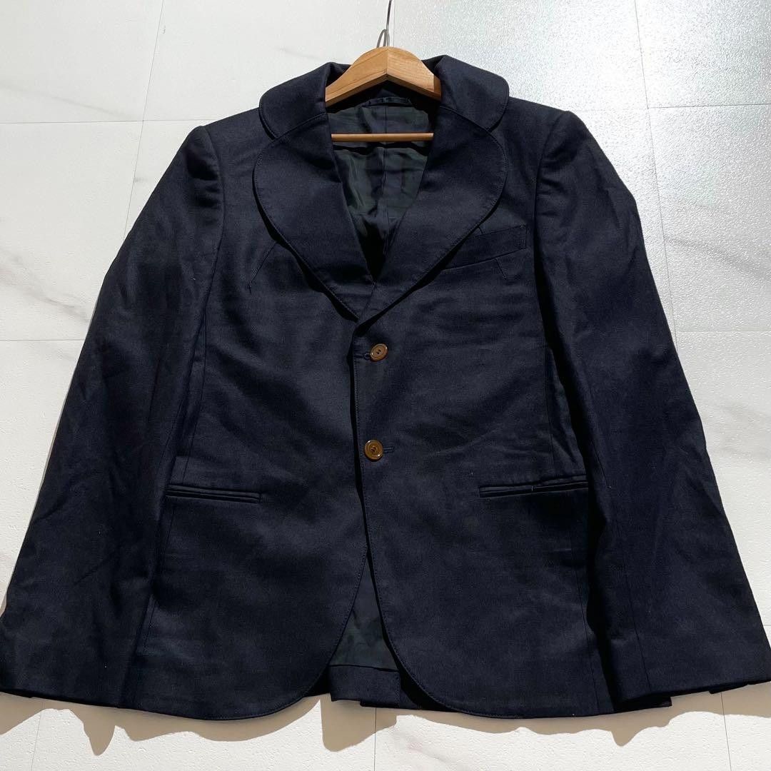 Vivienne Westwood Vivienne Westwood MAN Single-Breasted Tailored Jacket Navy Size 46 Size US M / EU 48-50 / 2 - 2 Thumbnail