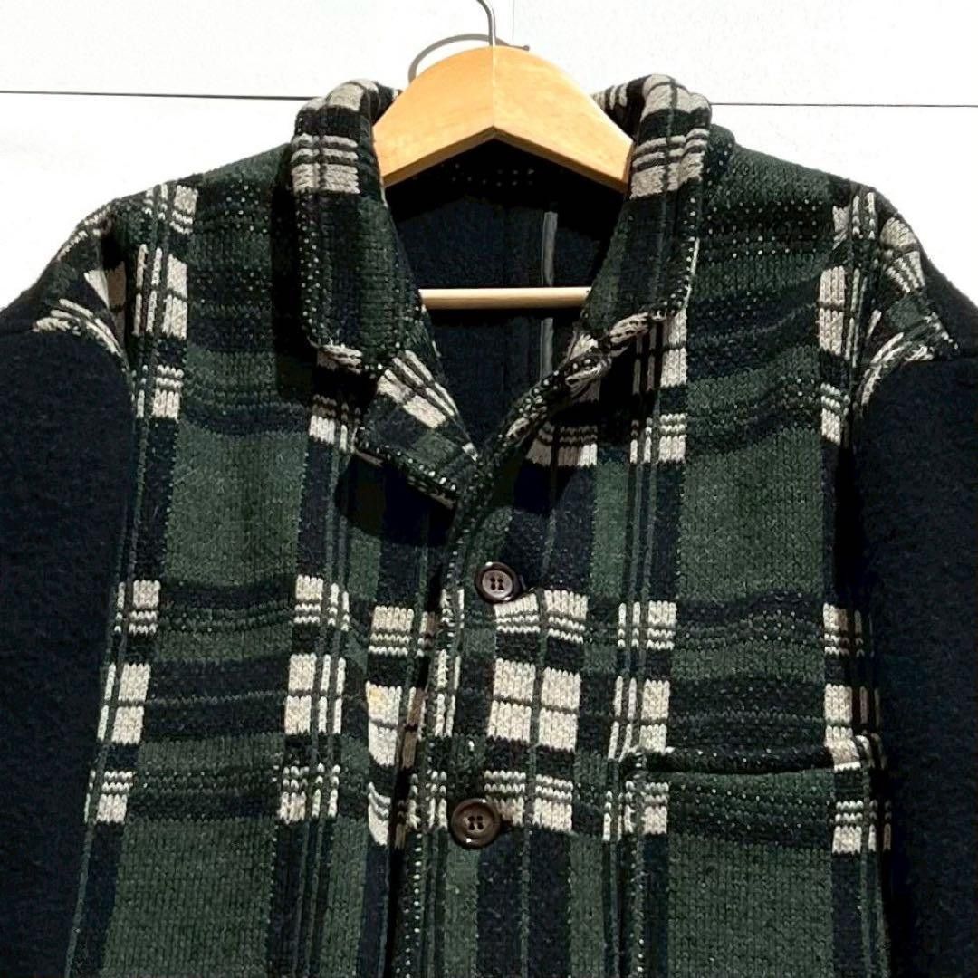 Comme des Garcons COMME des GARÇONS HOMME PLUS 1980s Knit Jacket Green Size M Size US M / EU 48-50 / 2 - 4 Thumbnail