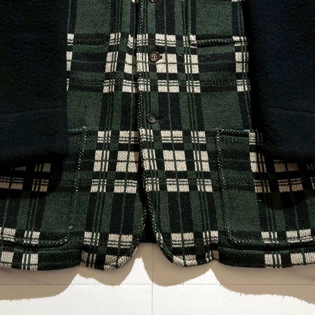 Comme des Garcons COMME des GARÇONS HOMME PLUS 1980s Knit Jacket Green Size M Size US M / EU 48-50 / 2 - 5 Thumbnail