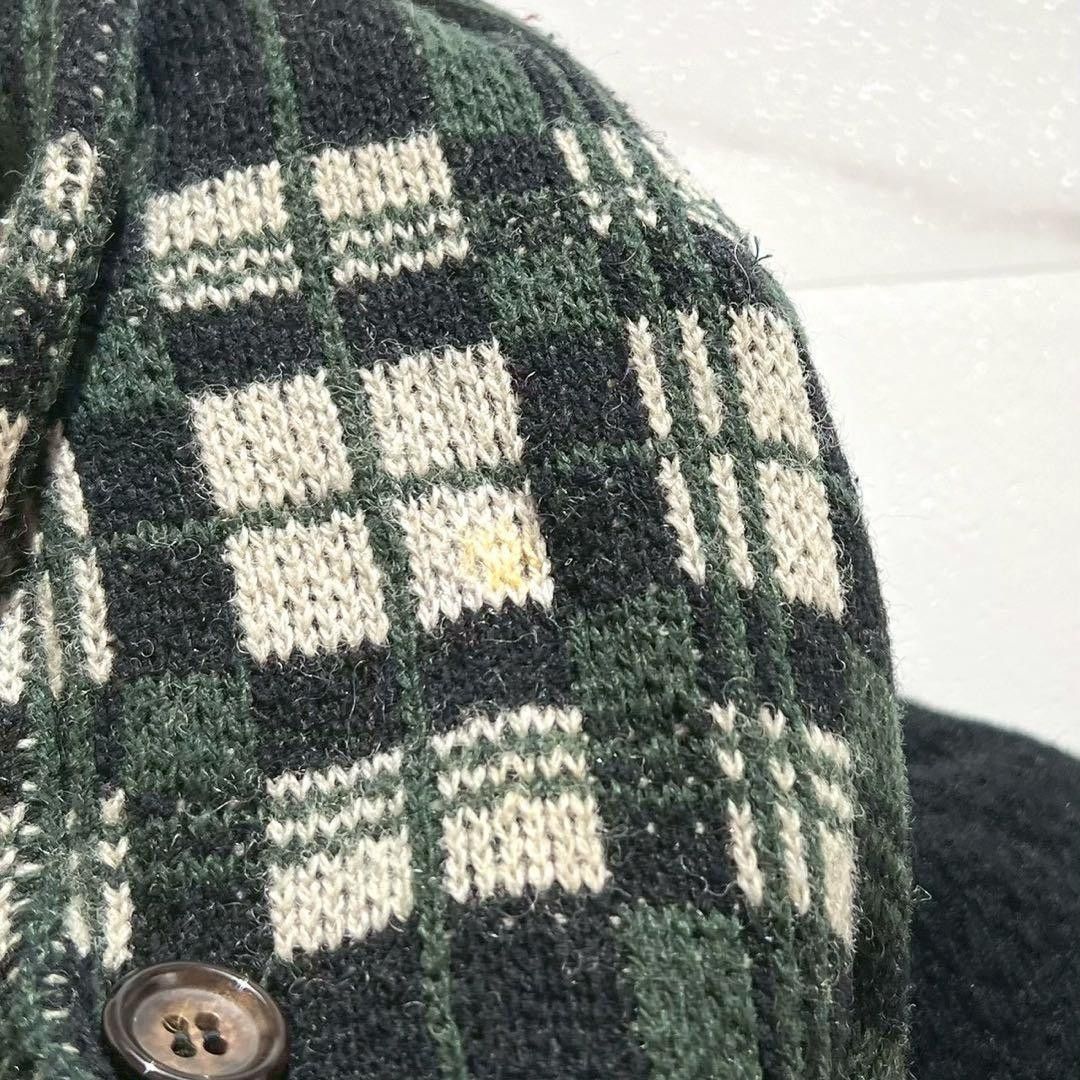 Comme des Garcons COMME des GARÇONS HOMME PLUS 1980s Knit Jacket Green Size M Size US M / EU 48-50 / 2 - 7 Thumbnail