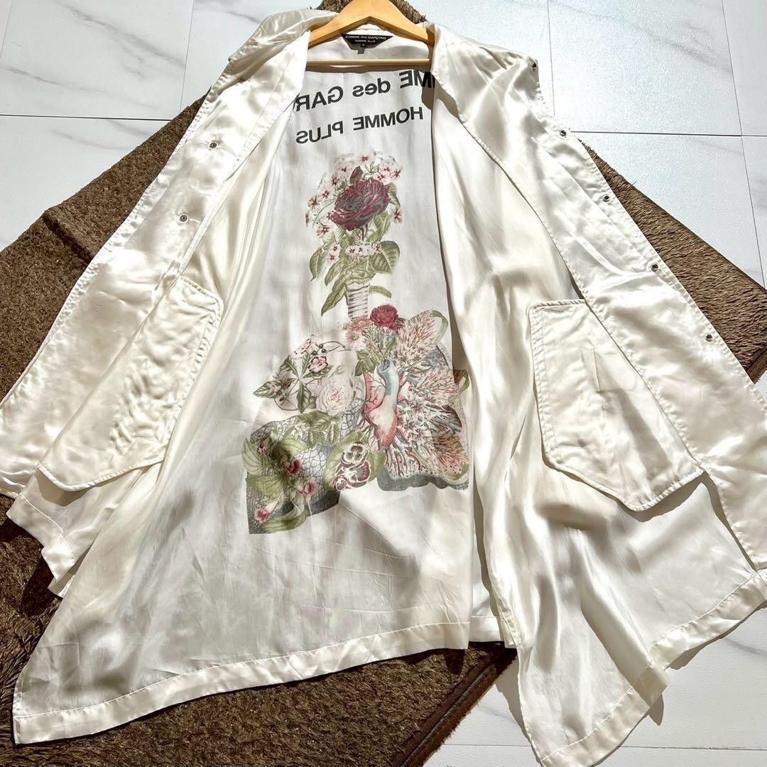 Comme des Garcons COMME des GARÇONS HOMME PLUS 22SS Asymmetrical Coat Cupra M Size US M / EU 48-50 / 2 - 4 Thumbnail