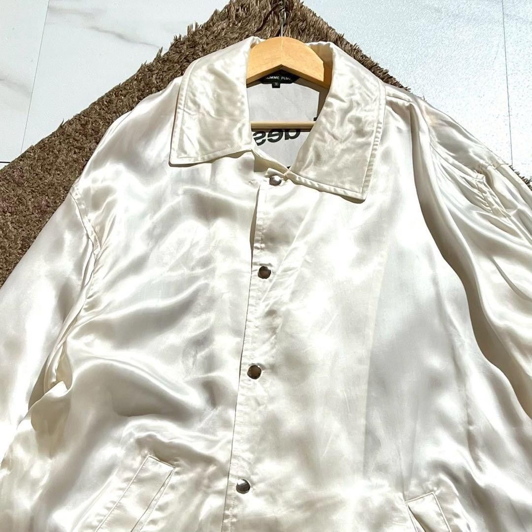 Comme des Garcons COMME des GARÇONS HOMME PLUS 22SS Asymmetrical Coat Cupra M Size US M / EU 48-50 / 2 - 5 Thumbnail
