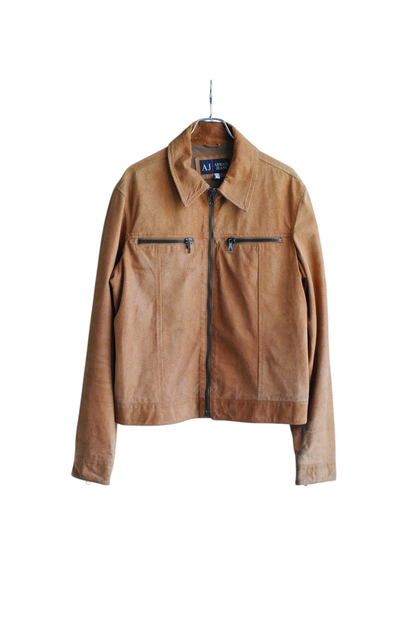Armani ARMANI JEANS Leather jacket brown size 52 Size US L / EU 52-54 / 3 - 6 Thumbnail