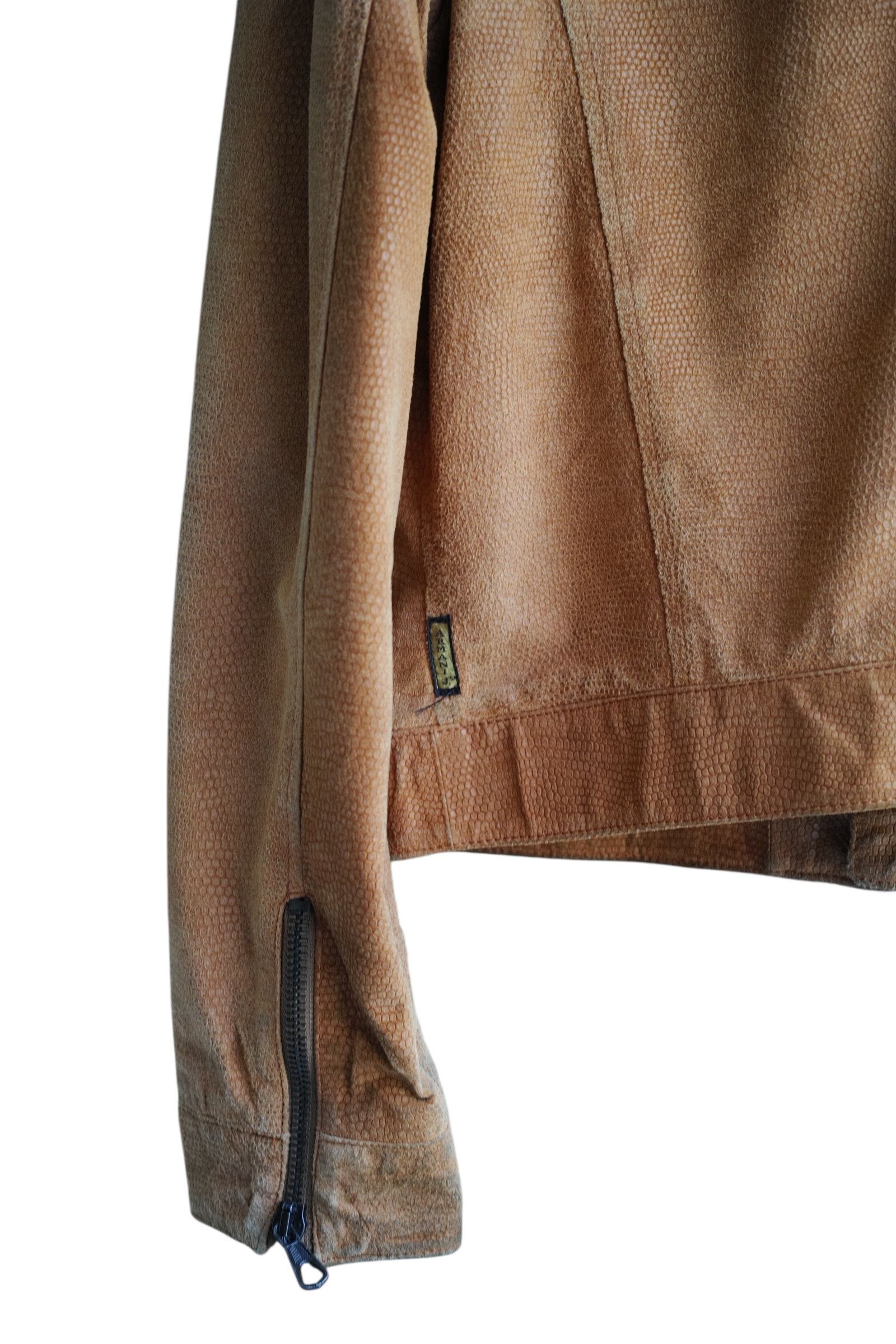 Armani ARMANI JEANS Leather jacket brown size 52 Size US L / EU 52-54 / 3 - 4 Thumbnail