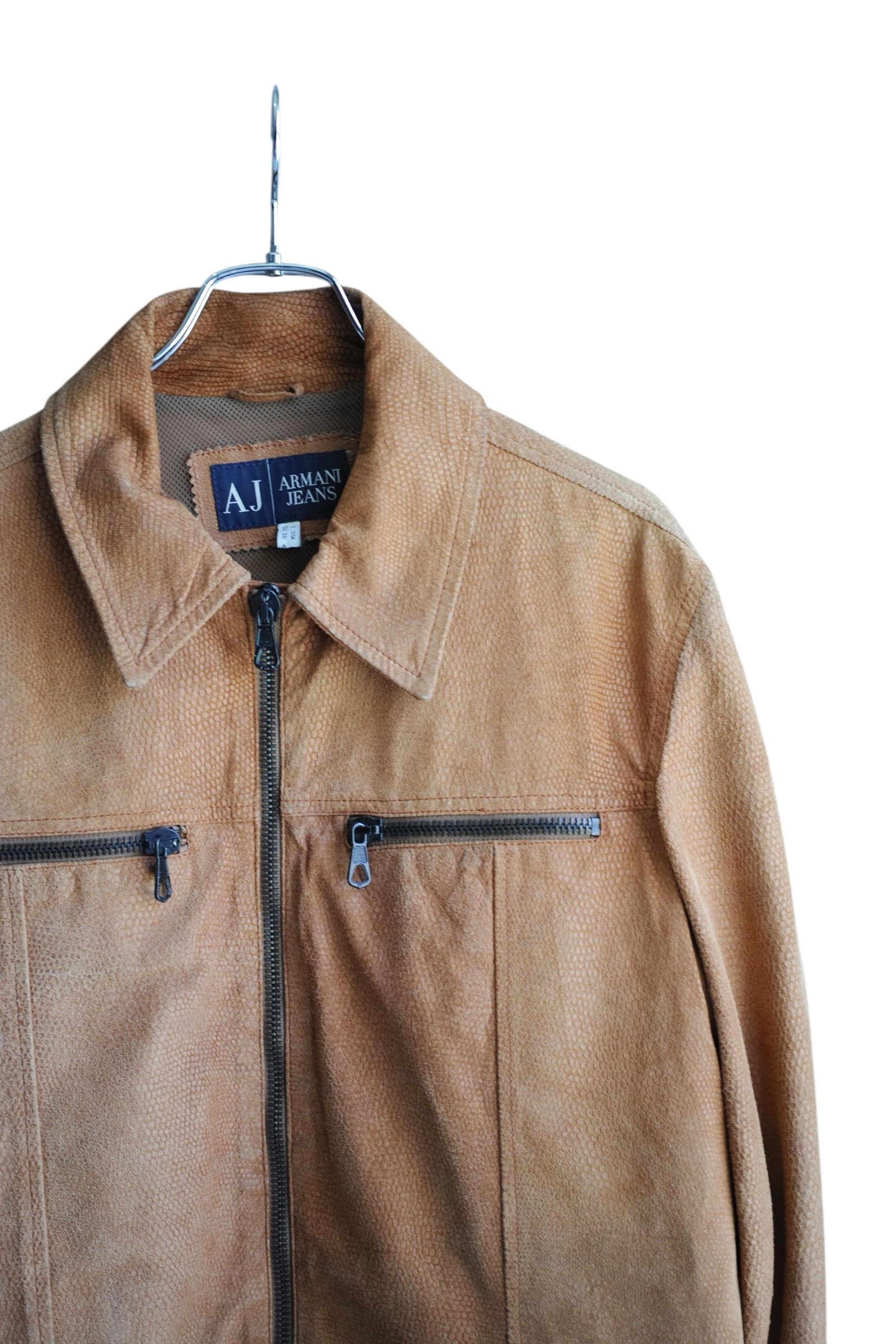 Armani ARMANI JEANS Leather jacket brown size 52 Size US L / EU 52-54 / 3 - 2 Thumbnail