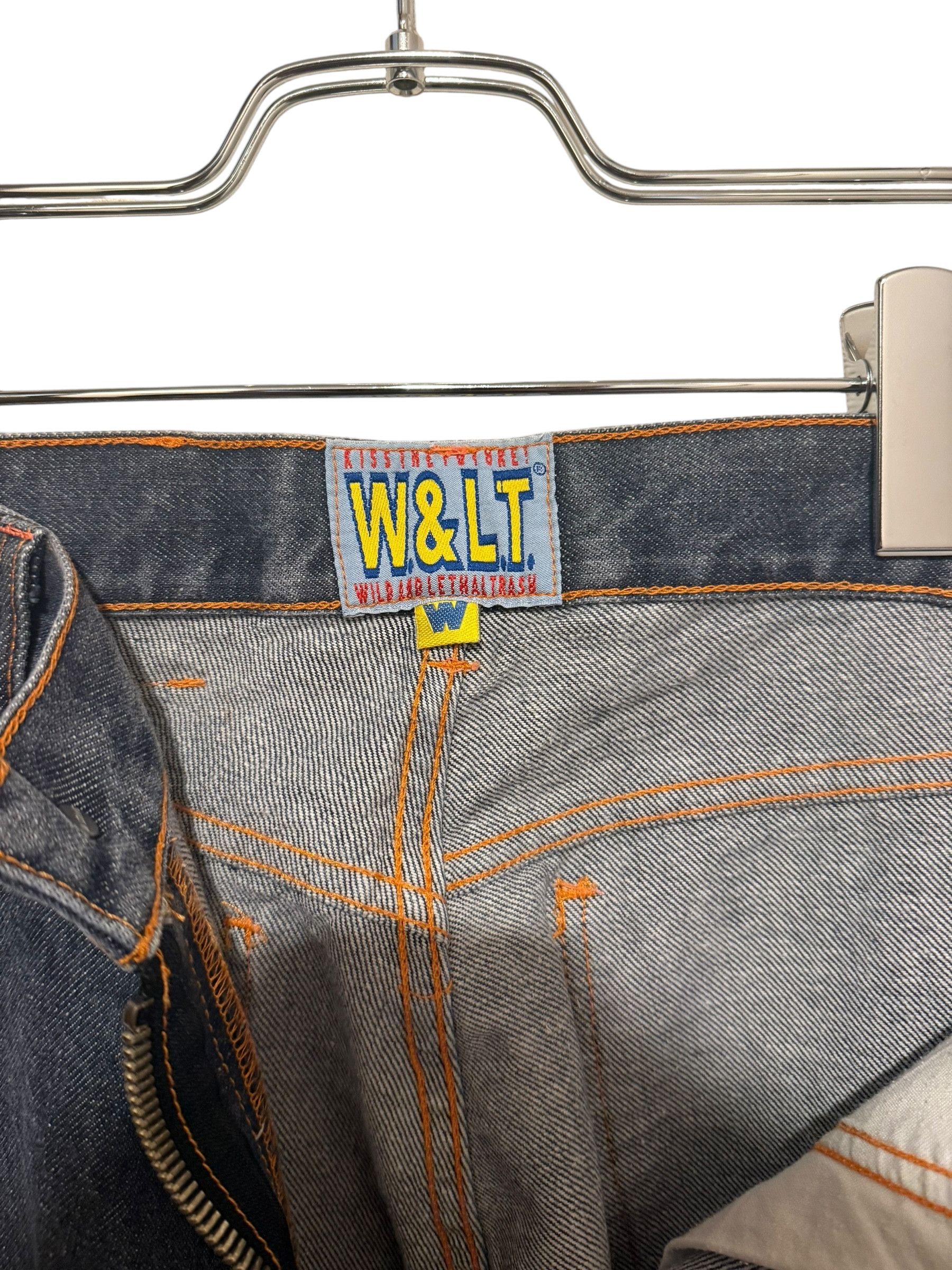 W&LT W&LT Wide 90's Denim pants indigo size31 Size US 31 - 3 Thumbnail
