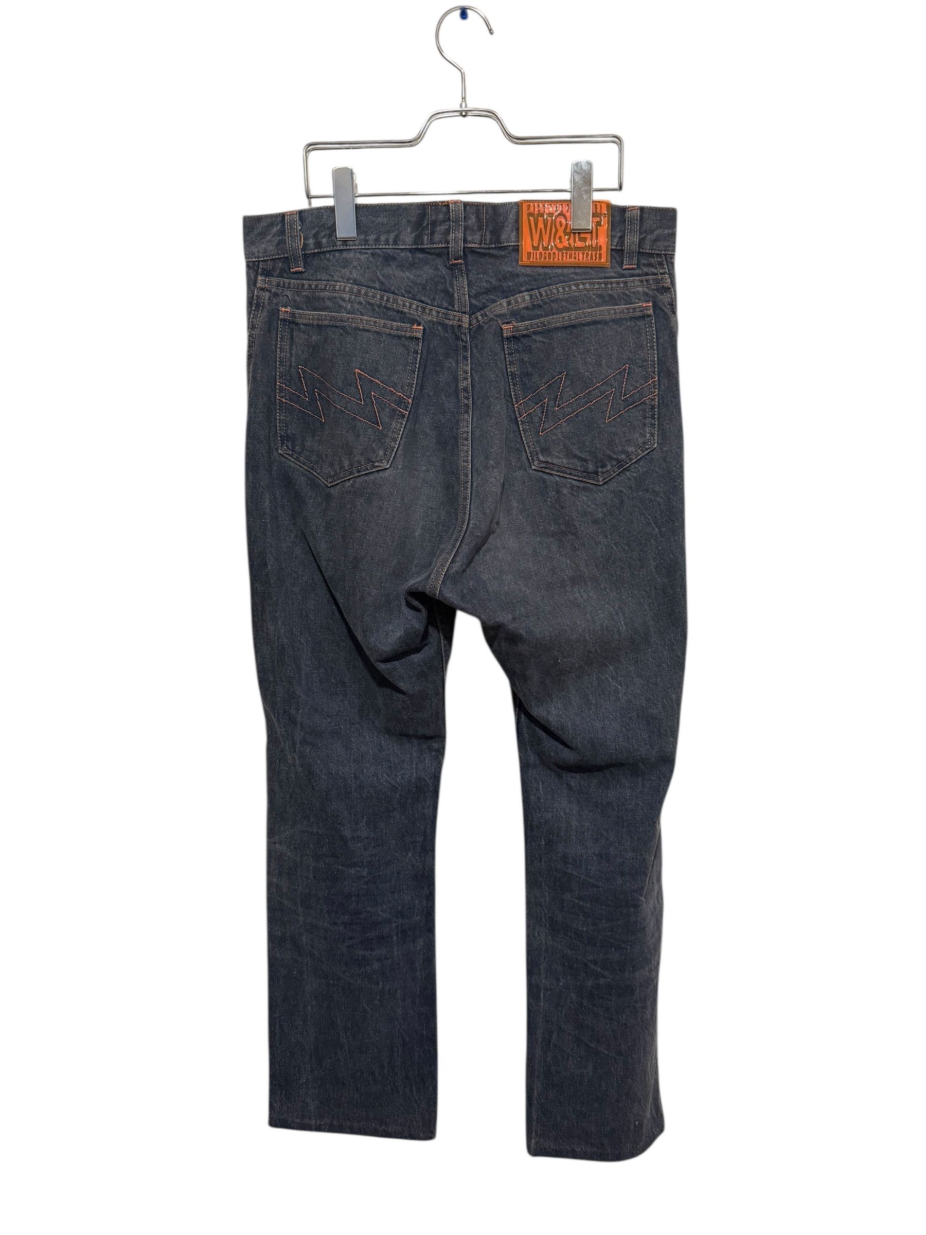 W&LT W&LT Wide 90's Denim pants indigo size31 Size US 31 - 2 Thumbnail