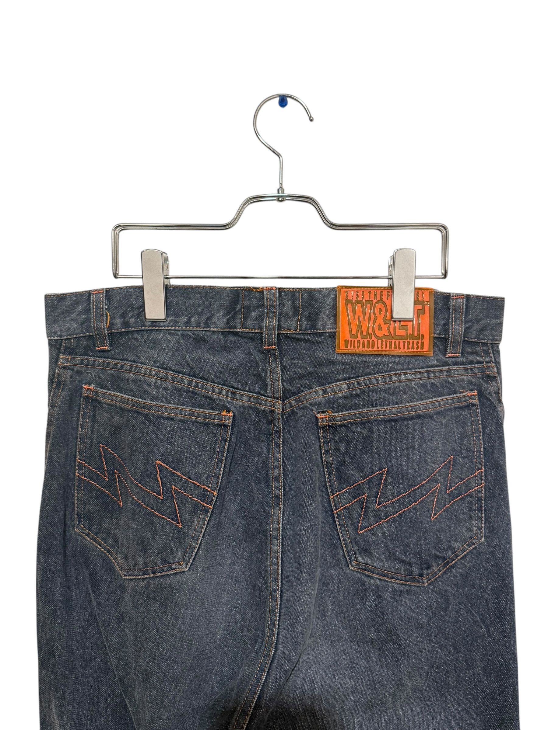 W&LT W&LT Wide 90's Denim pants indigo size31 Size US 31 - 5 Thumbnail