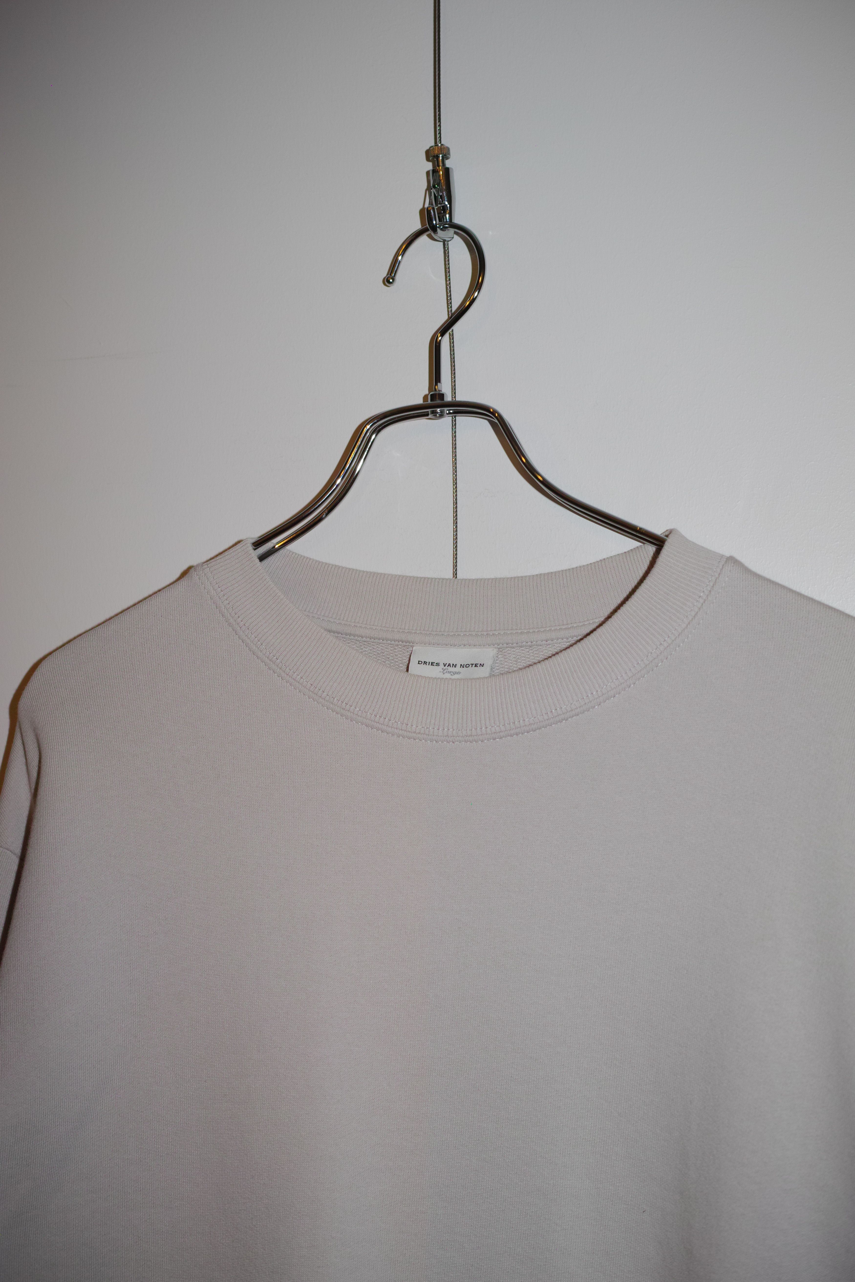 Dries Van Noten Dries Van Noten Crew Neck Sweatshirt White Size L Size US L / EU 52-54 / 3 - 4 Thumbnail