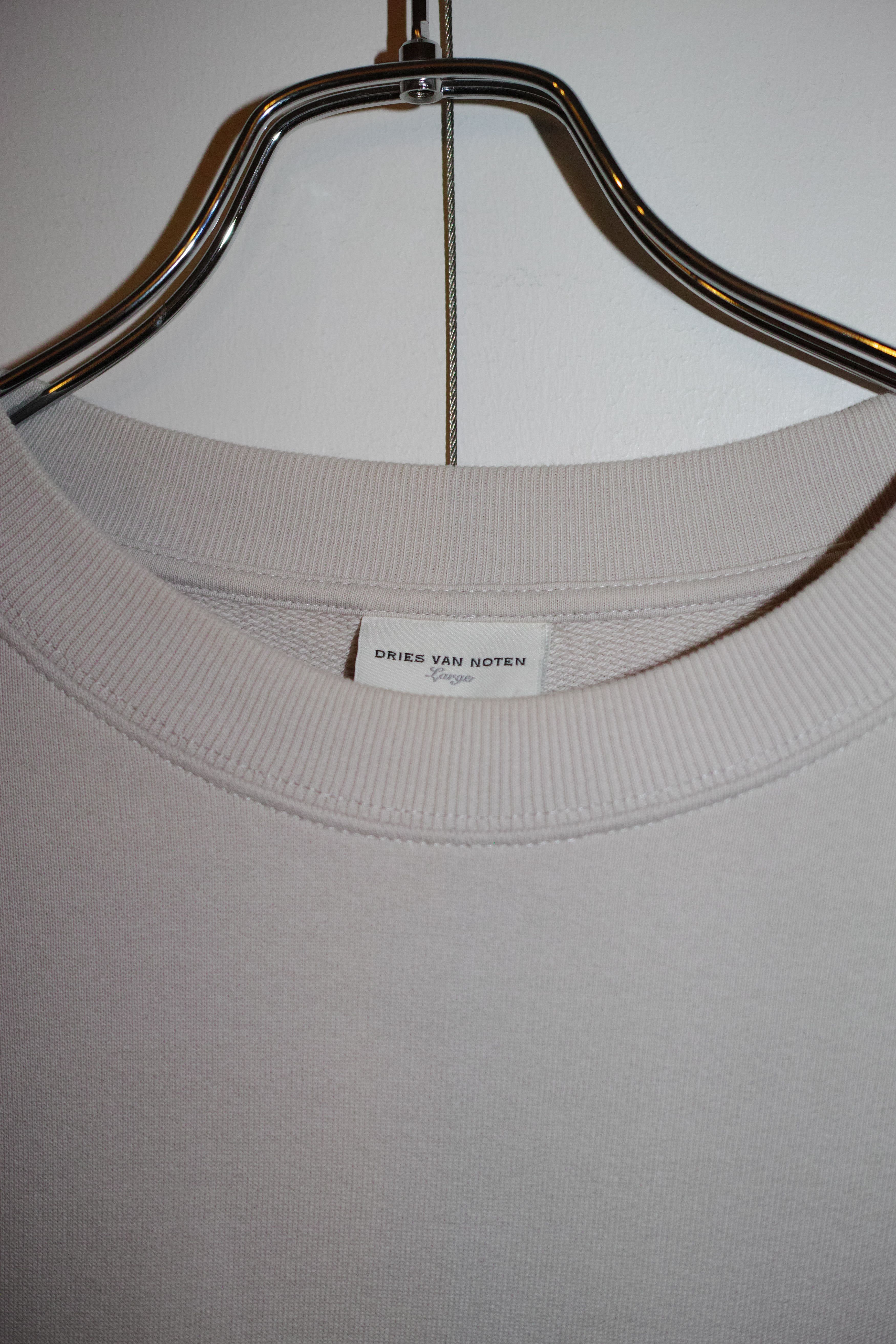Dries Van Noten Dries Van Noten Crew Neck Sweatshirt White Size L Size US L / EU 52-54 / 3 - 3 Thumbnail
