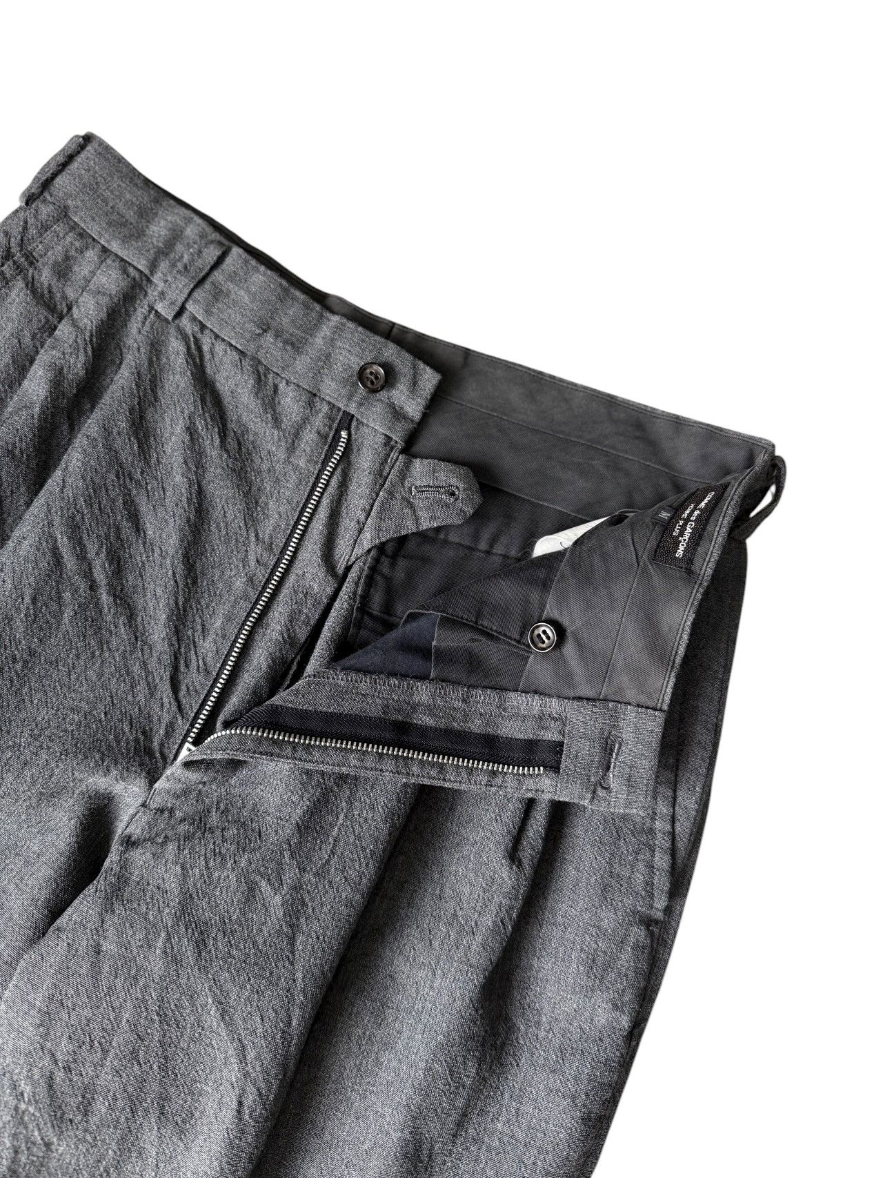 Comme des Garcons COMME des GARCONS HOMME PLUS 90's Wool Pants Gray Size M Size US 30 / EU 46 - 3 Thumbnail