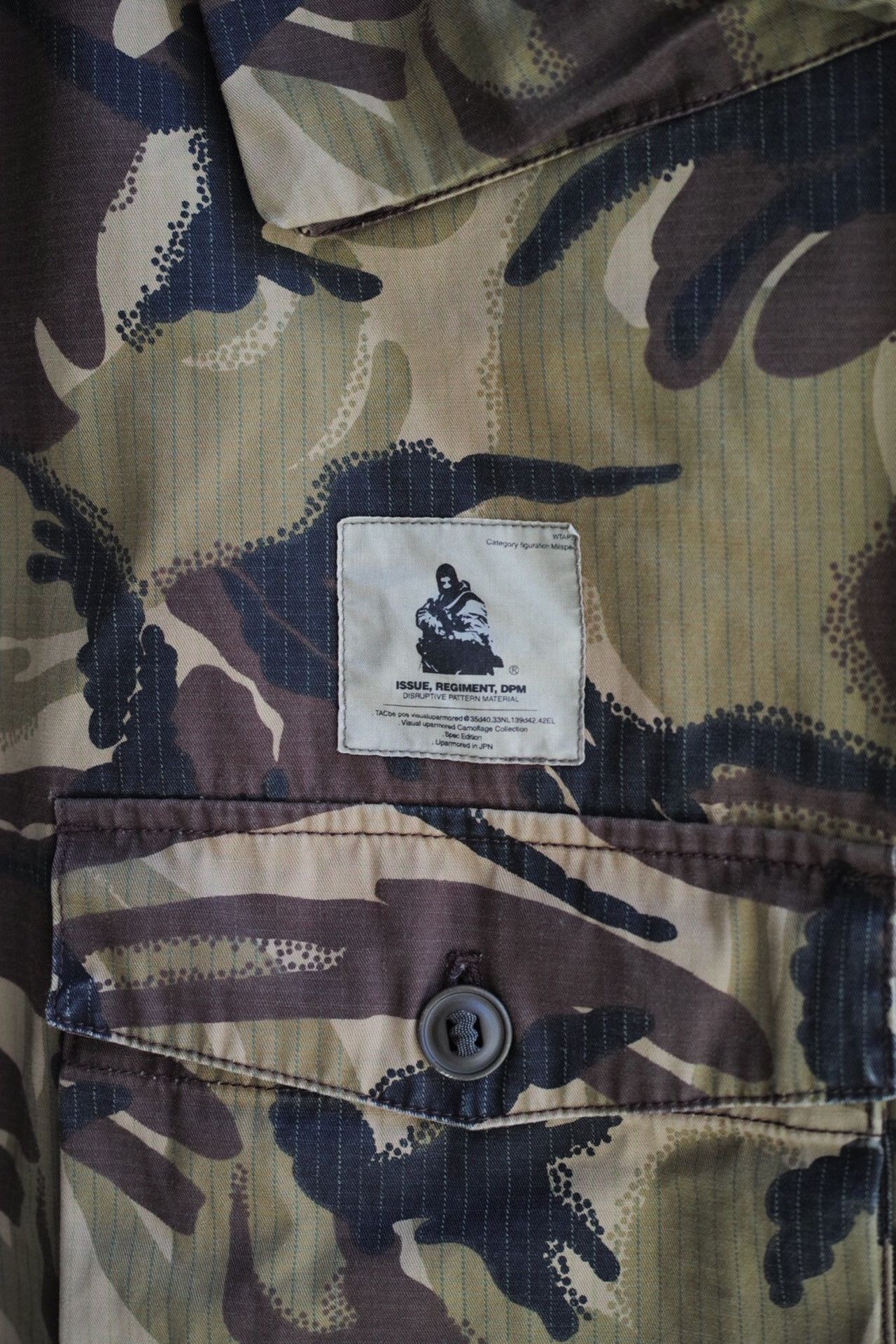 Wtaps WTAPS Team Desertstorm Camouflage Jacket Green Size US XL / EU 56 / 4 - 7 Thumbnail