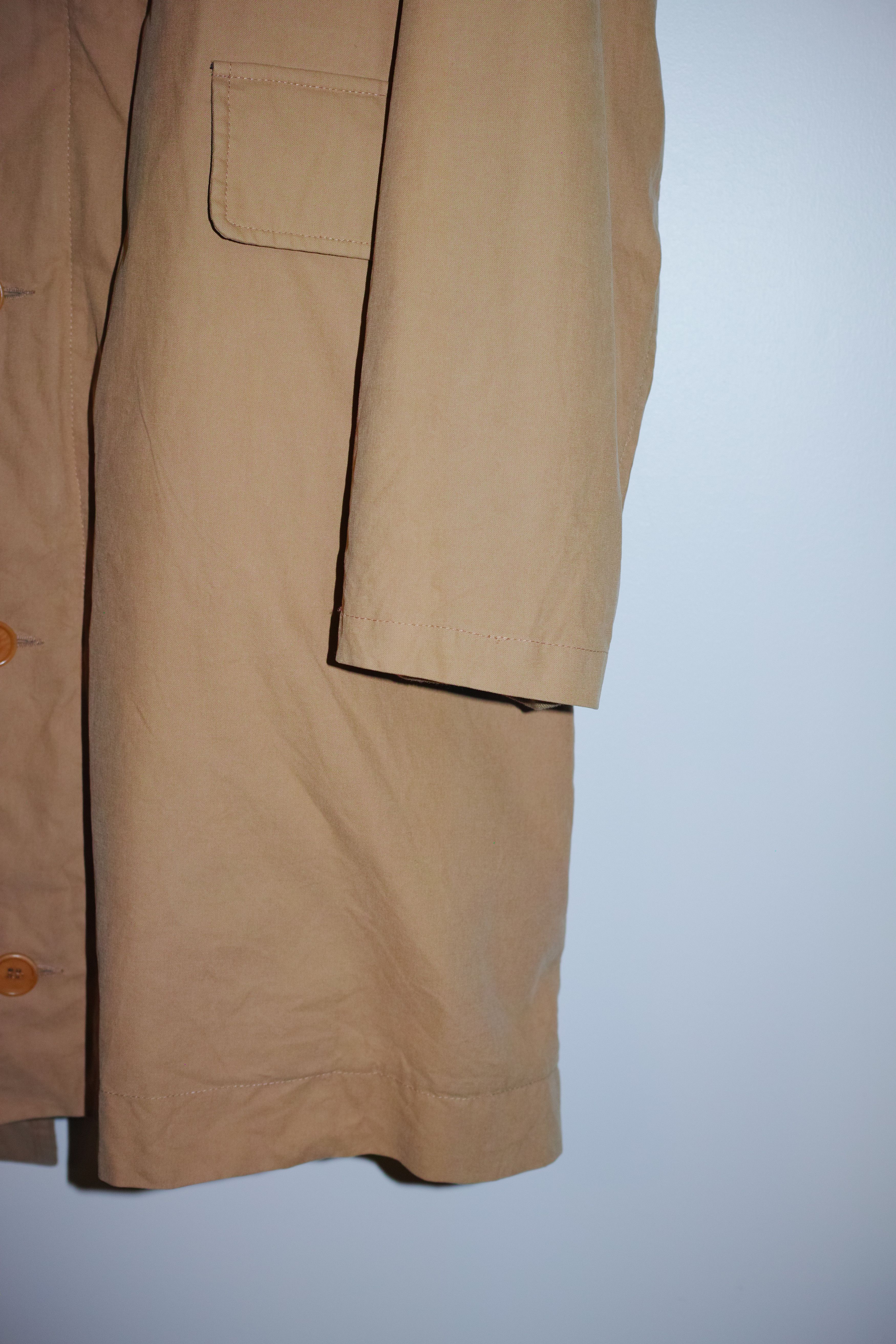 Helmut Lang HELMUT LANG 00's Hooded Mods Coat With Liner Beige Size 46 Size US S / EU 44-46 / 1 - 3 Thumbnail