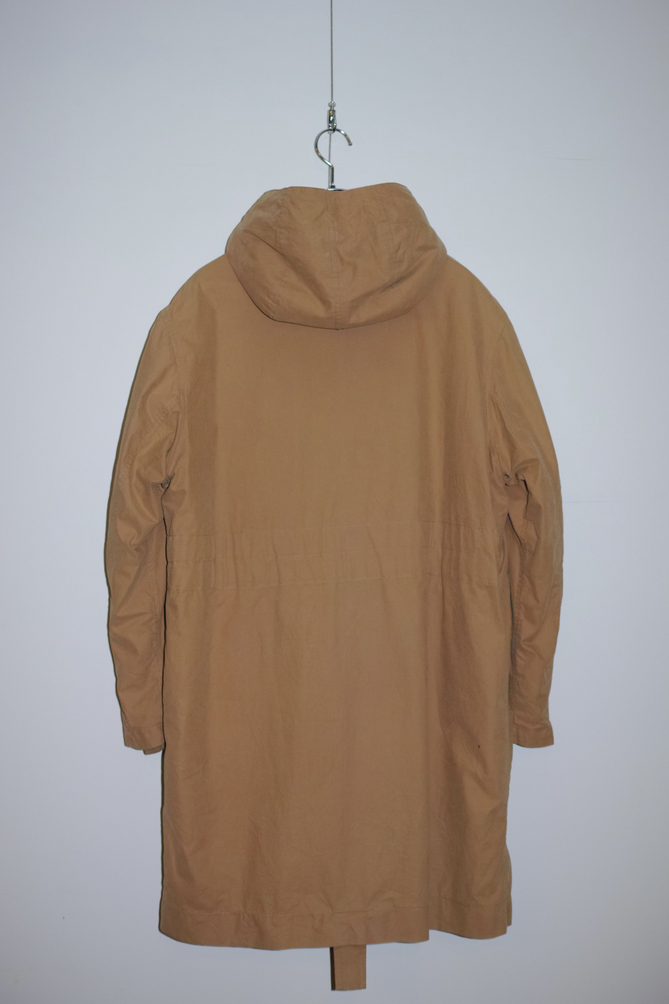 Helmut Lang HELMUT LANG 00's Hooded Mods Coat With Liner Beige Size 46 Size US S / EU 44-46 / 1 - 2 Thumbnail