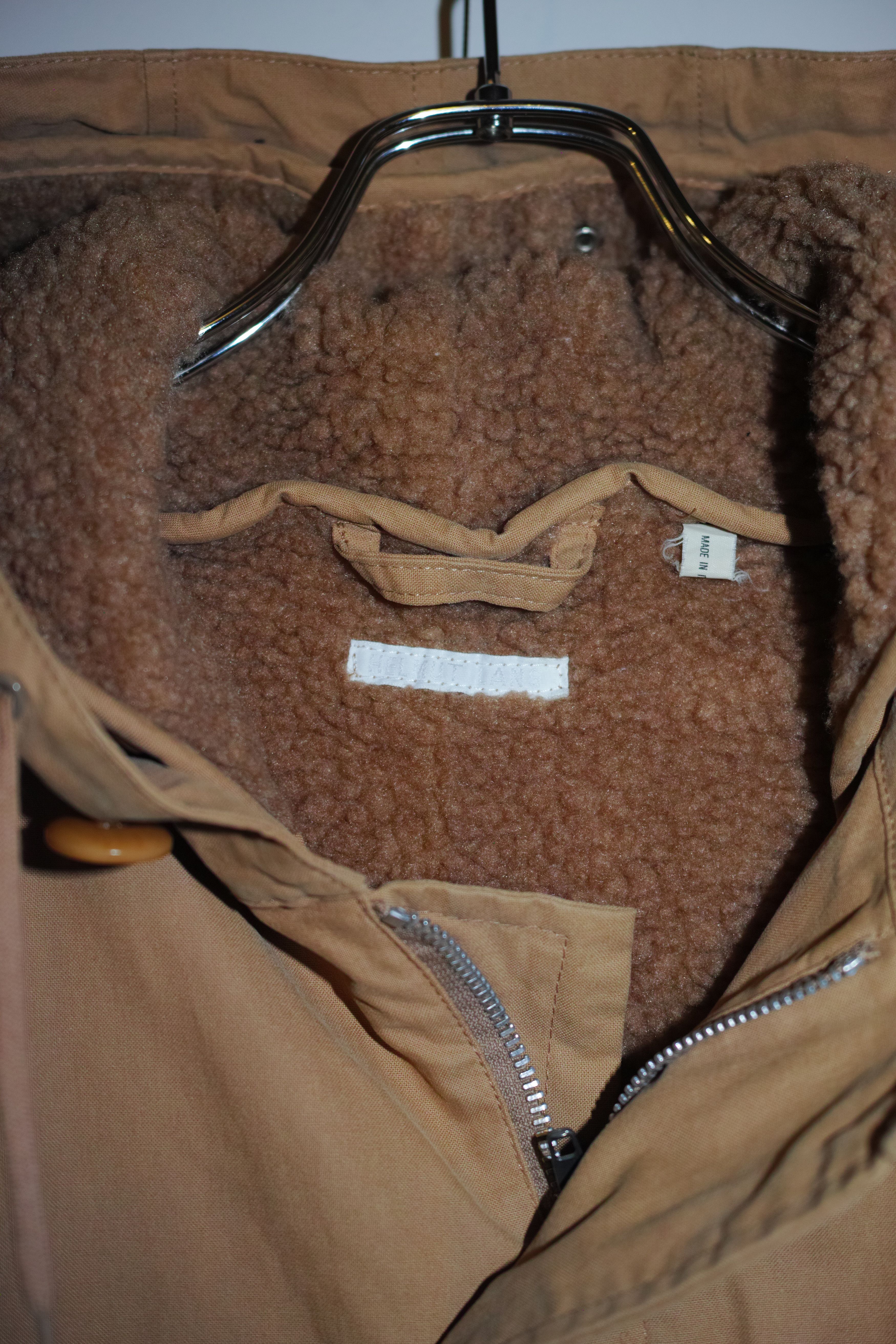 Helmut Lang HELMUT LANG 00's Hooded Mods Coat With Liner Beige Size 46 Size US S / EU 44-46 / 1 - 4 Thumbnail