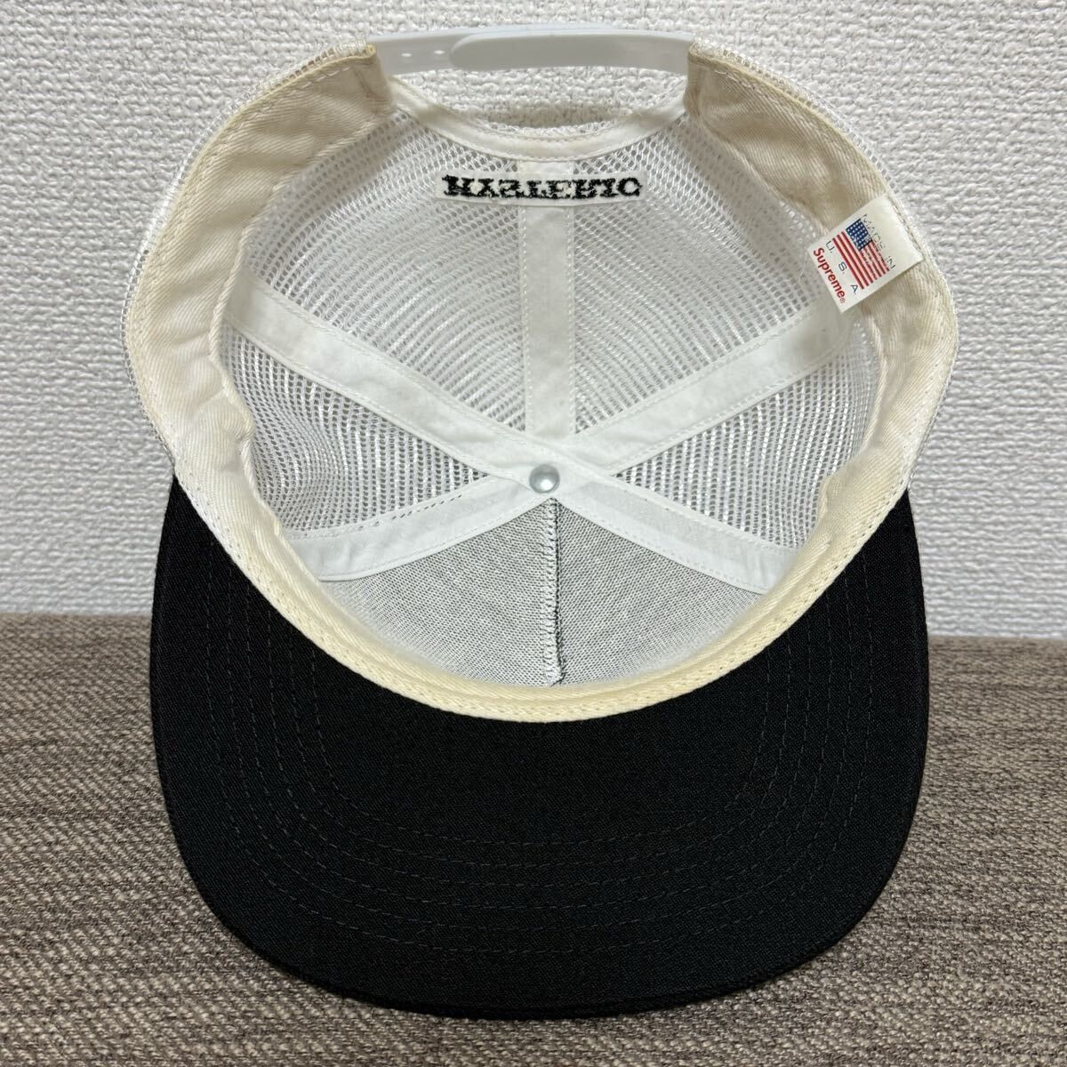 Supreme Supreme x HYSTERIC GLAMOR 17AW Mesh Back 5-Panel Cap Black Size ONE SIZE - 3 Thumbnail