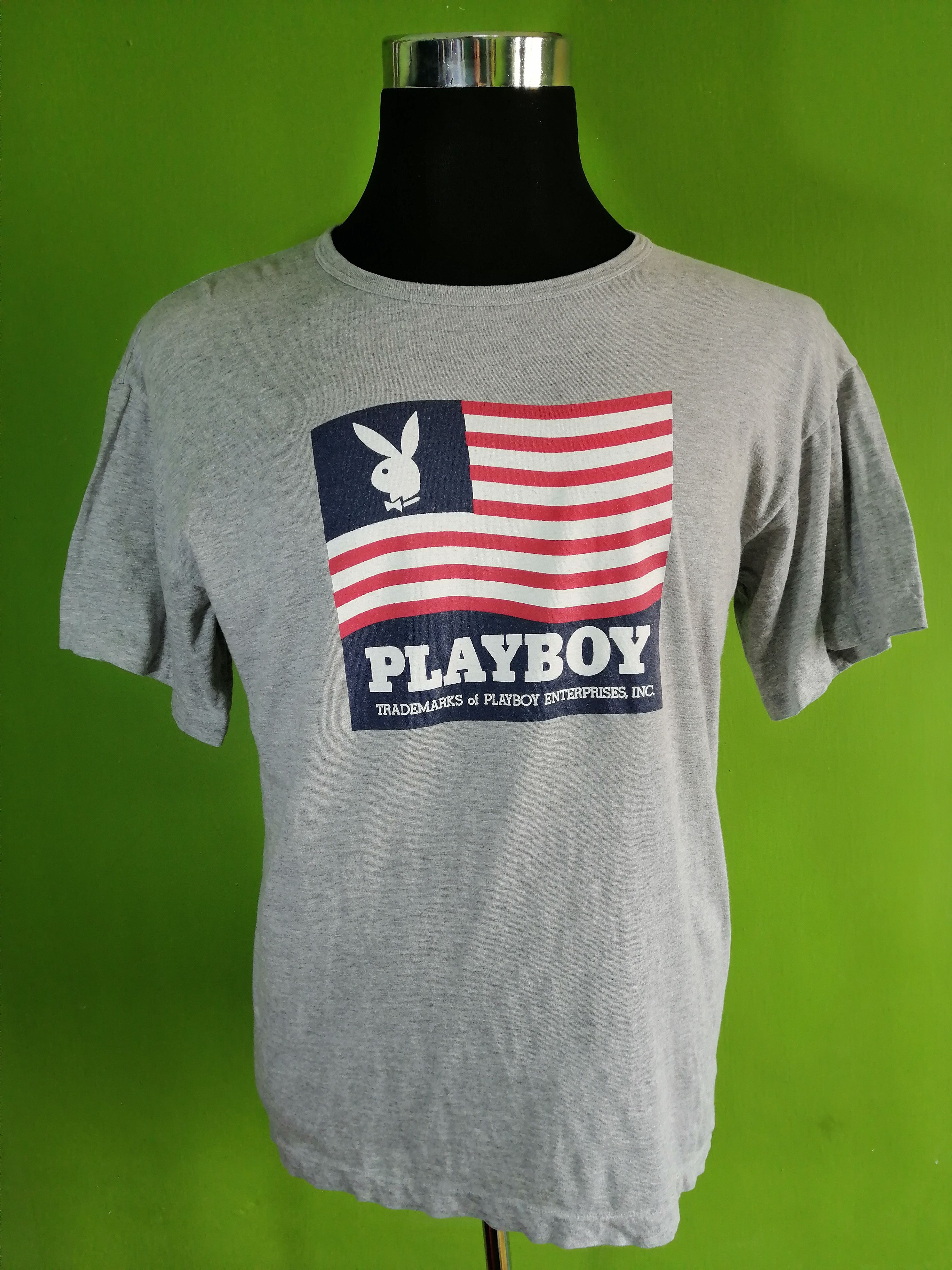 NICELY VINTAGE90S ‼️ PLAYBOY CREWNECK TSHIRT