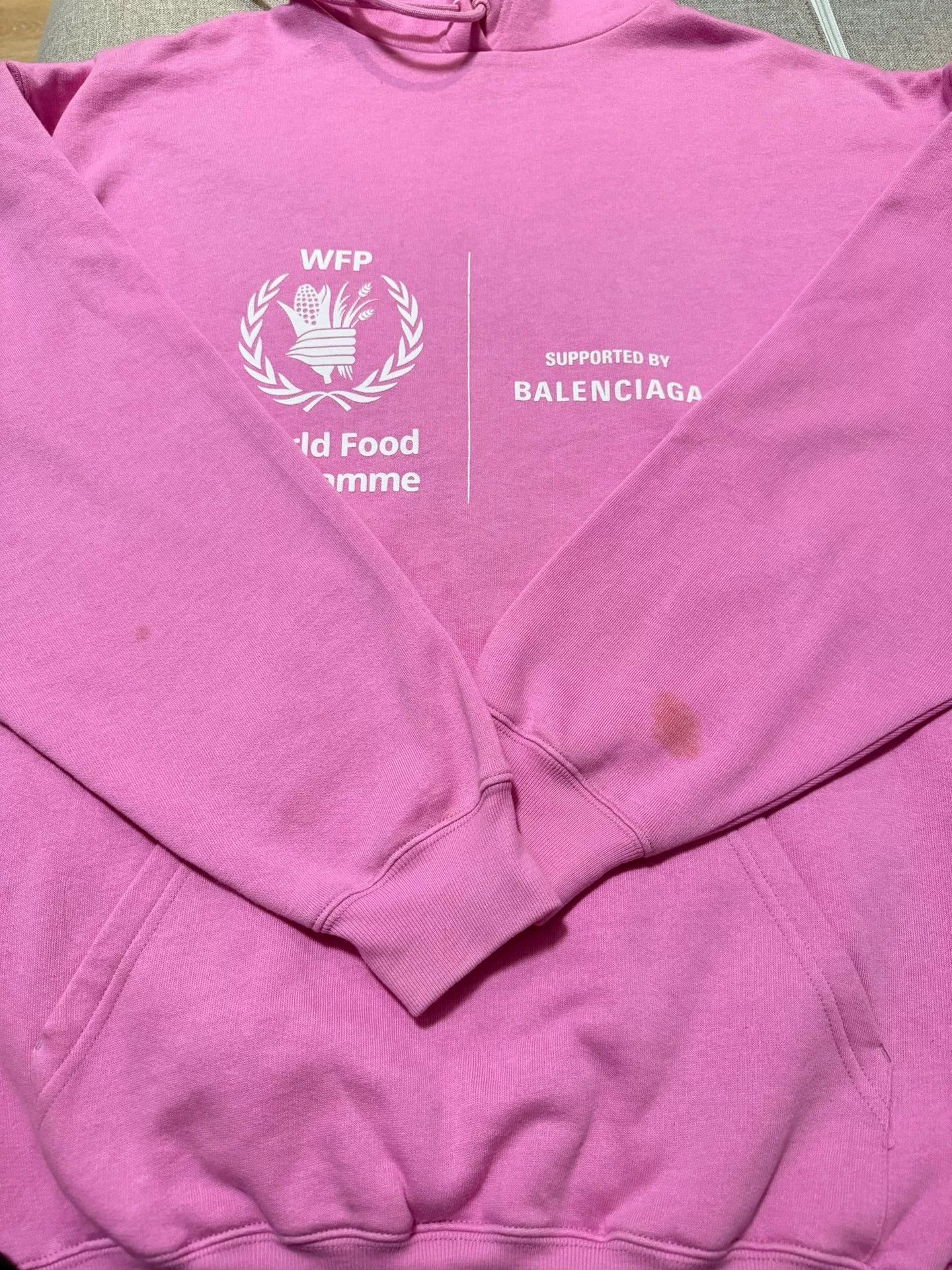 Balenciaga Balenciaga x WFP Pink Hoodie Size XS / US 0-2 / IT 36-38 - 6 Thumbnail