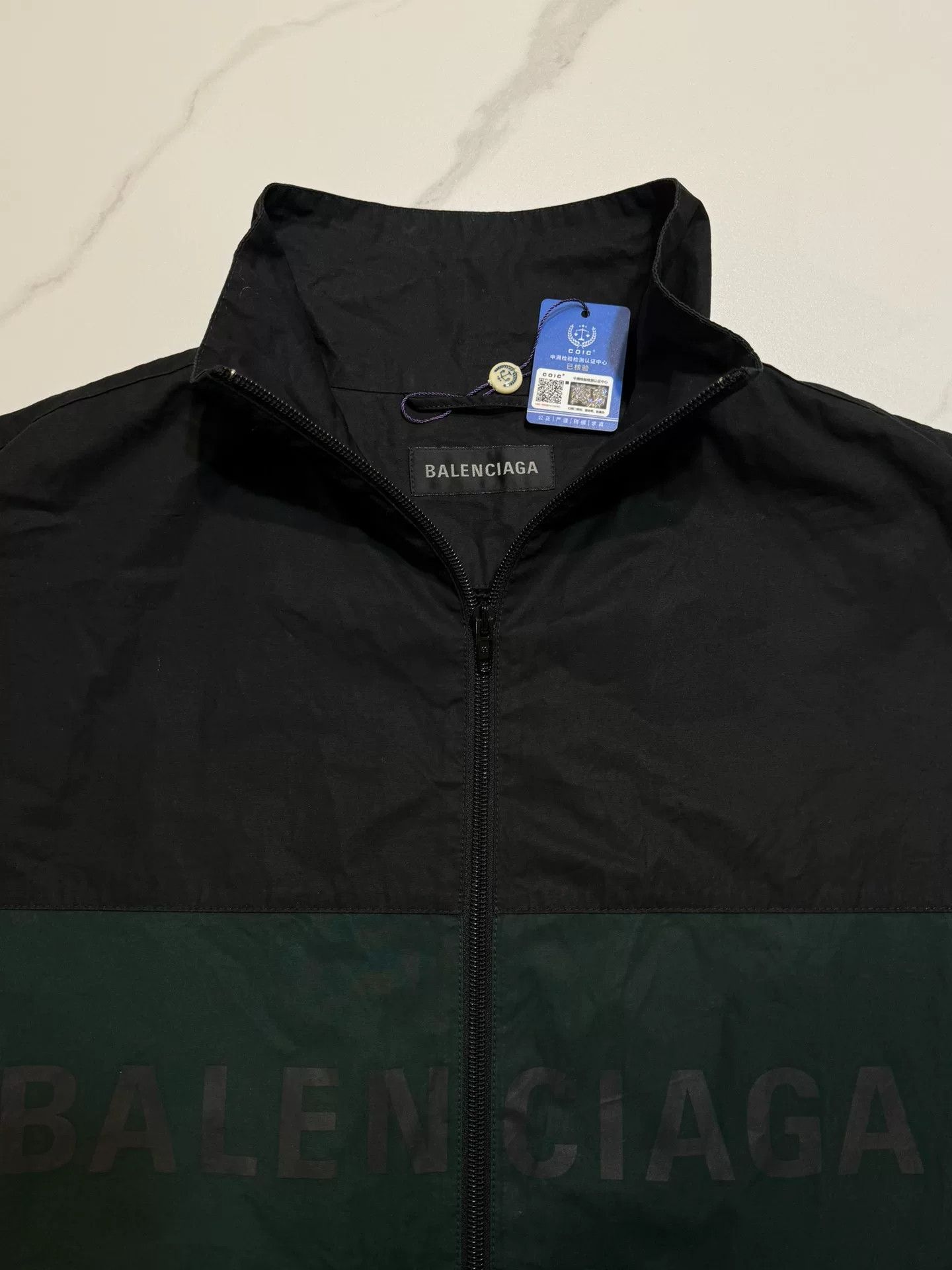 Balenciaga Balenciaga Dark Green Zip-Up Jacket Size US XS / EU 42 / 0 - 5 Thumbnail