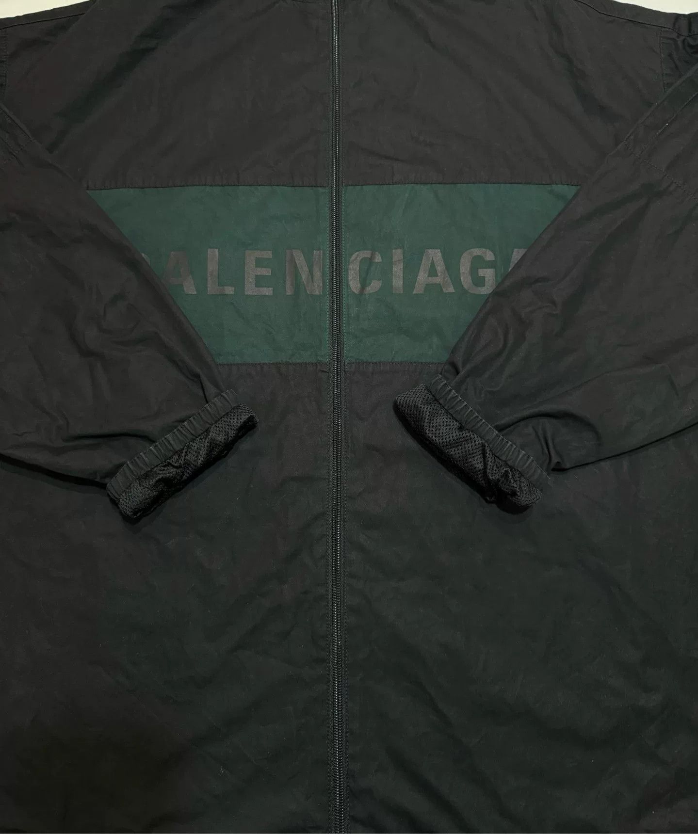 Balenciaga Balenciaga Dark Green Zip-Up Jacket Size US XS / EU 42 / 0 - 7 Thumbnail
