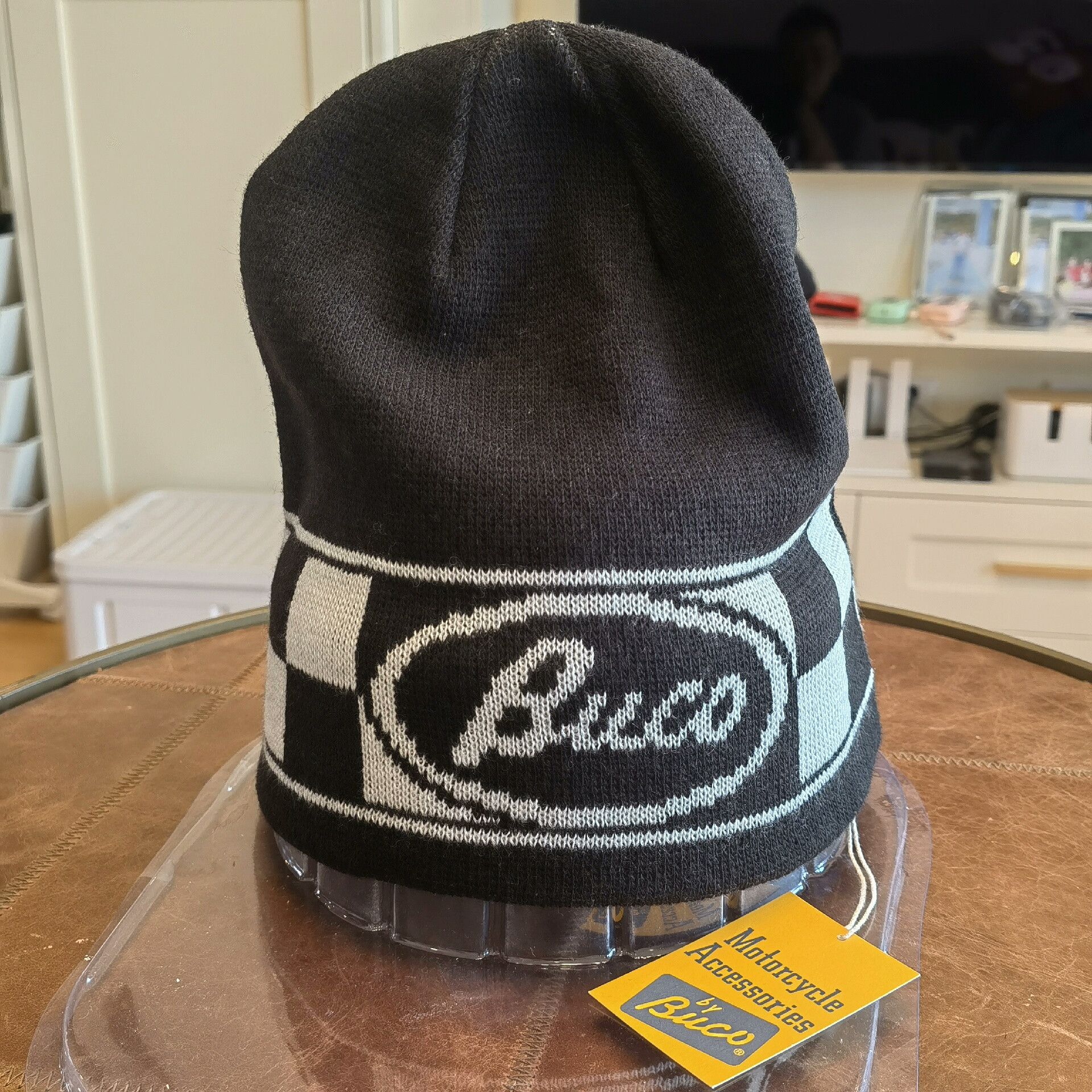 TOYS McCOY Buco Black and Yellow Beanie Hat Size ONE SIZE - 7 Thumbnail