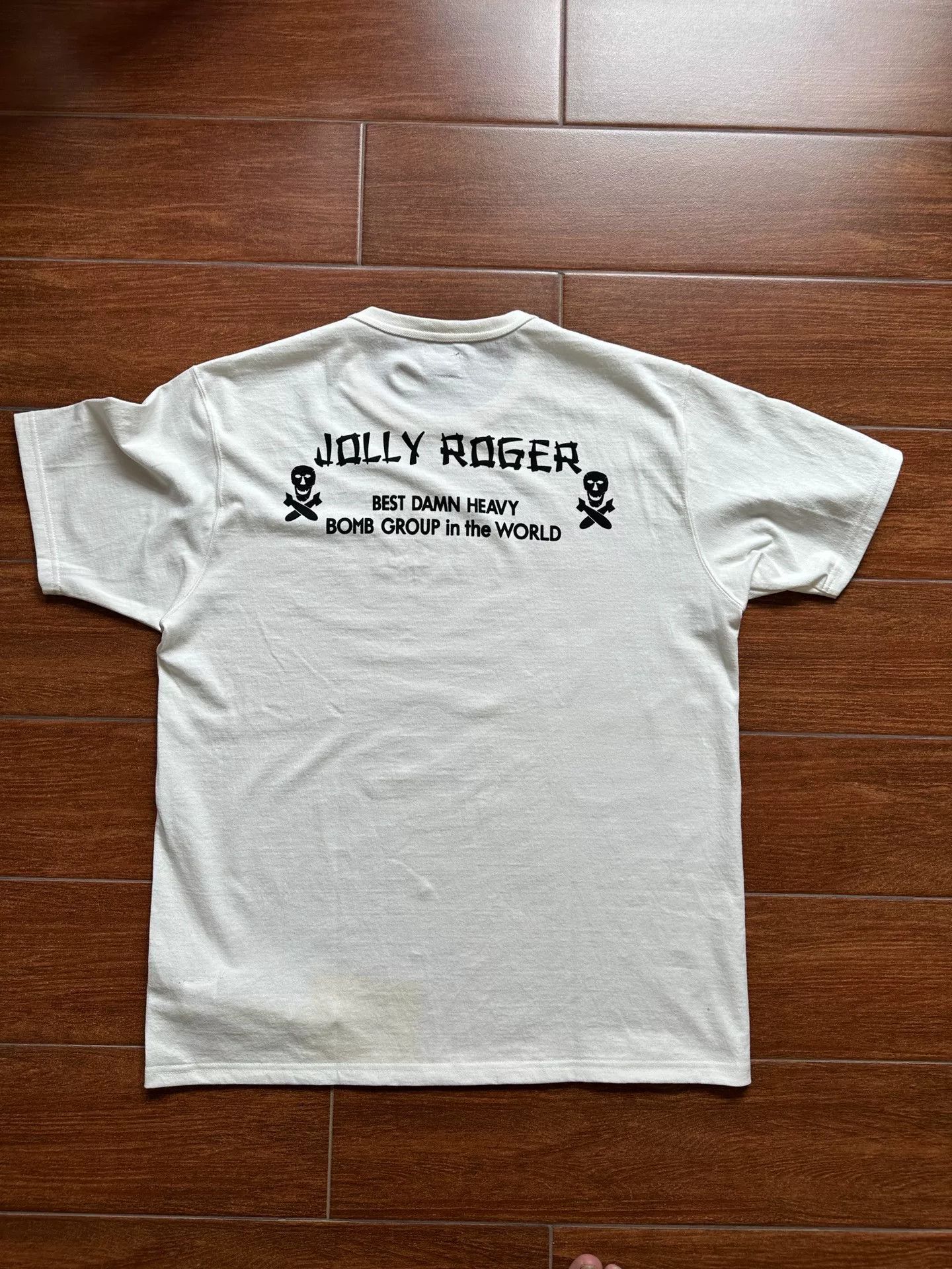 The Real McCoy's Real McCoy's Jolly Roger White T-shirt Size US L / EU 52-54 / 3 - 2 Thumbnail