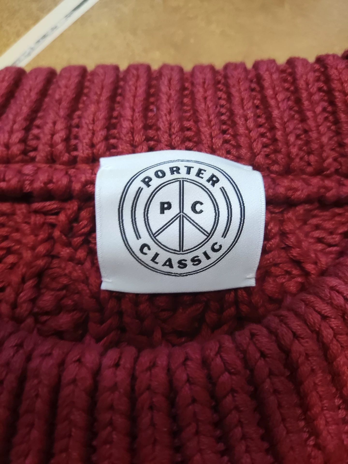 Porter Classic Red Knit Sweater with Cable Design Size US S / EU 44-46 / 1 - 6 Thumbnail