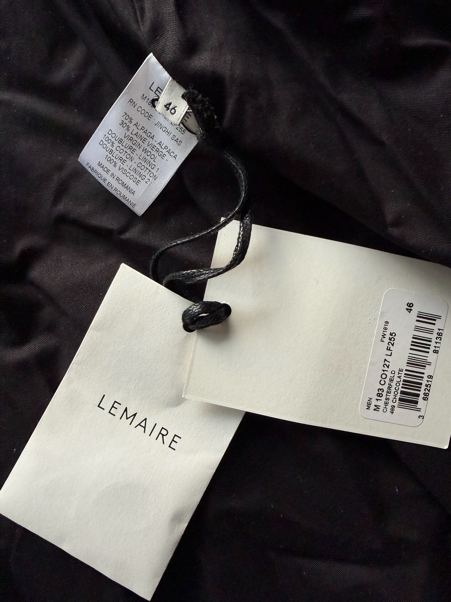 Lemaire Lemaire Alpaca Wool Classic Coat Size US S / EU 44-46 / 1 - 7 Thumbnail